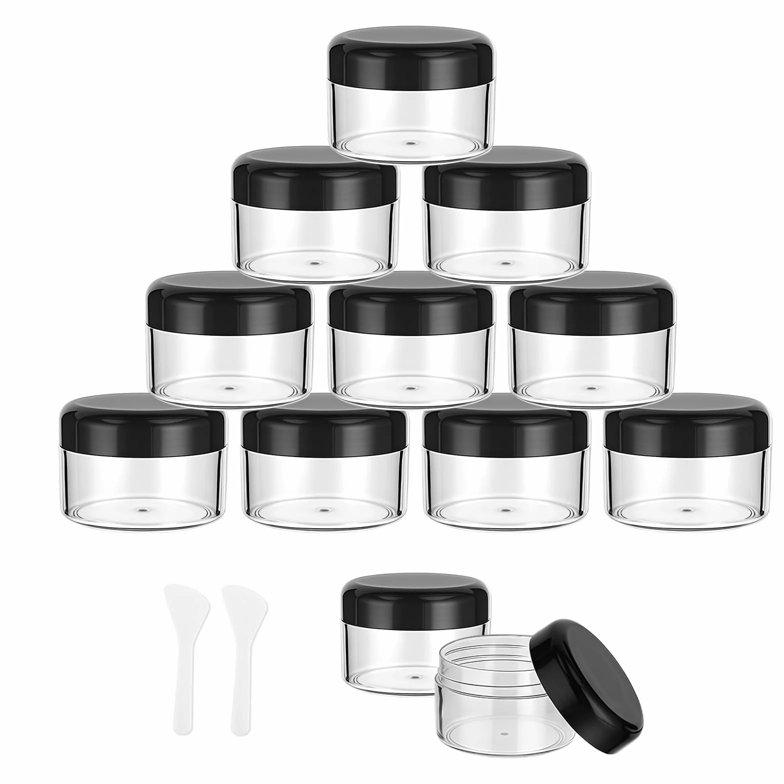 Flintronic Plastikowy słoik kosmetyczny 12 szt. 20 ml
