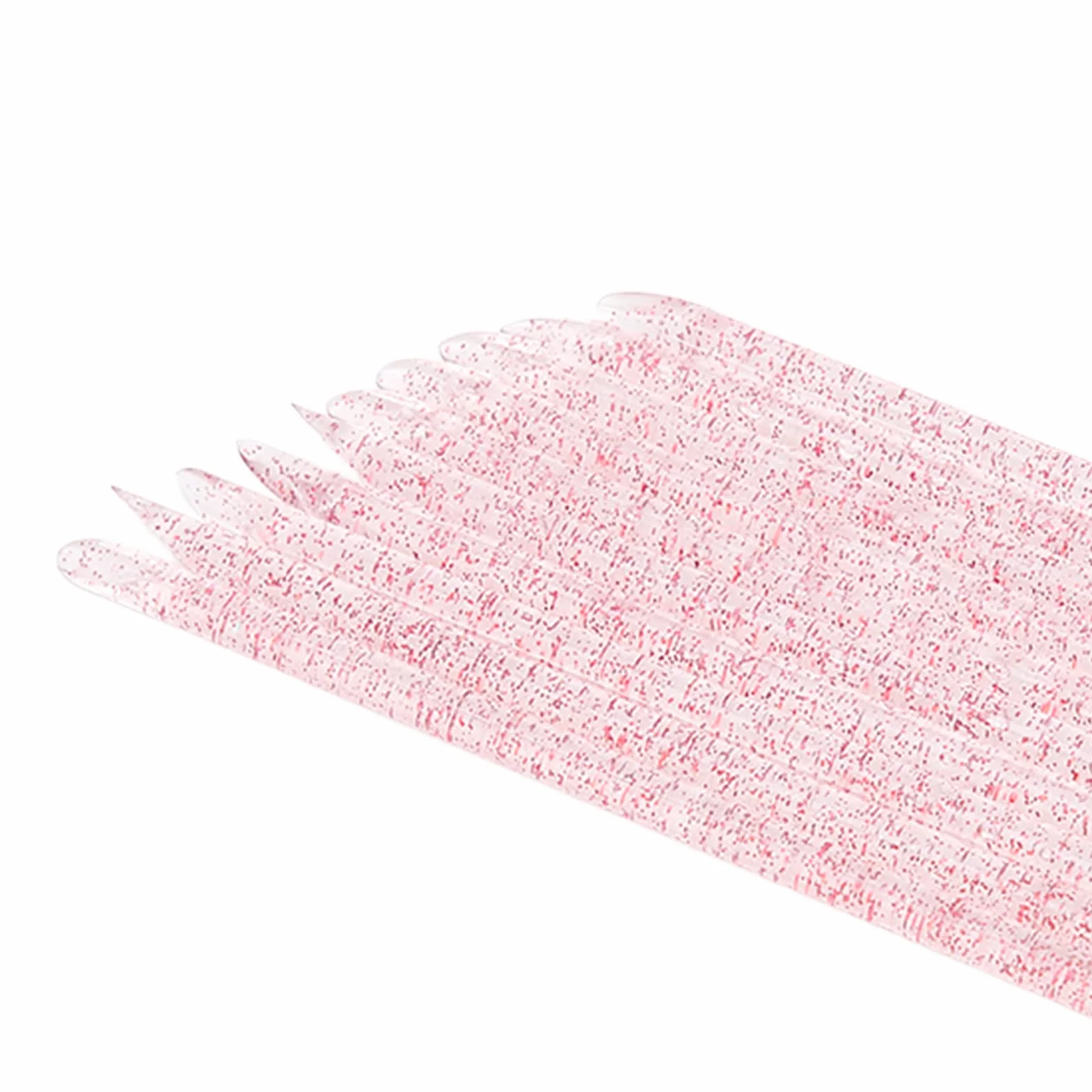 Patyczki do Paznokci, 100 Szt. Odpychacz do Skórek Podwójny Koniec Sztyftów do Manicure i Pedicure(Czerwona róża)