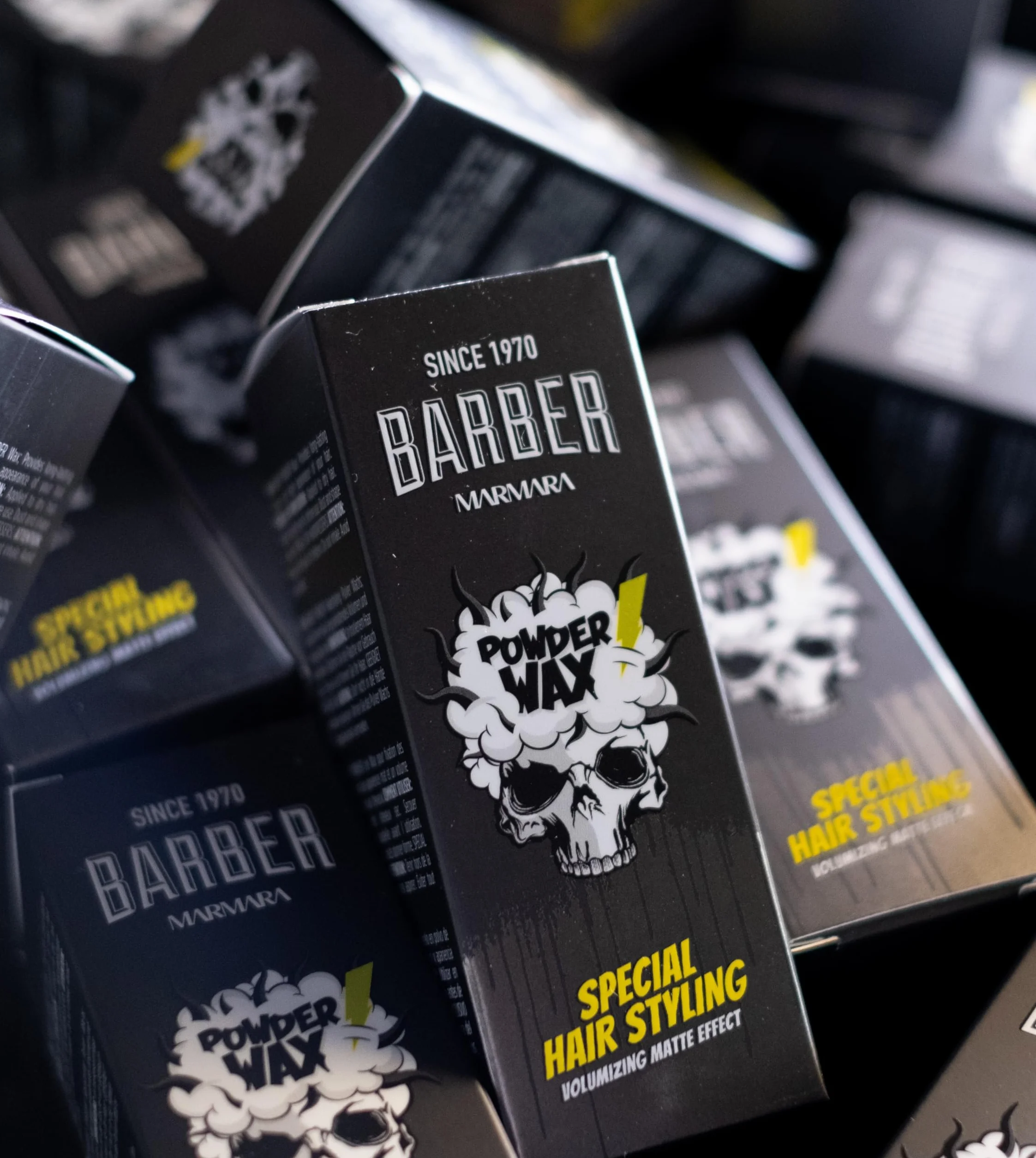 Barber Marmara Proszek Wosk do Stylizacji Włosów, Puder Wolumizujący dla Mężczyzn, Matowe Wykończenie, Lekki, Bez Tłustości, 20g