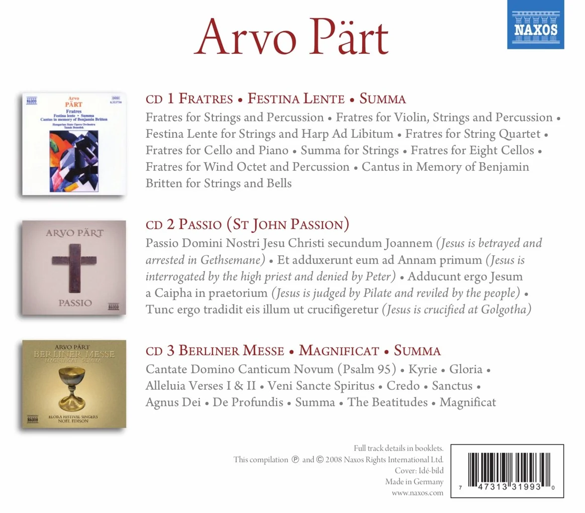 Fratres, Passio, Berliner Messe