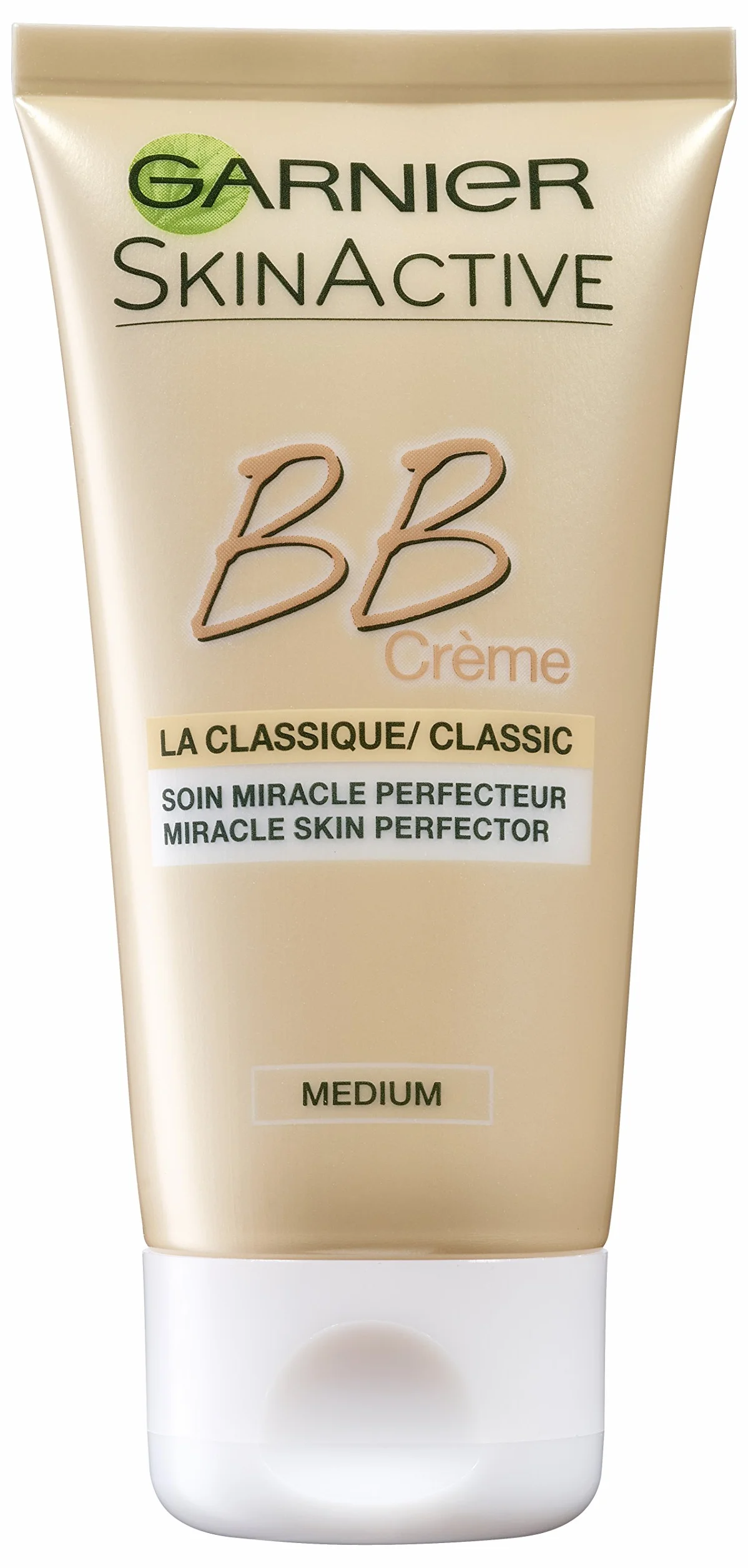 Garnier Krem BB, przyciemniany krem na dzień, nadaje promiennej cerze, wygładza cerę, maskuje zmarszczki, LSF 15, średni do ciemnego, 50 ml
