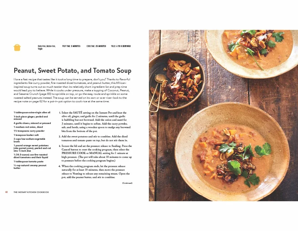 The Instant Kitchen Cookbook: Fast and Easy Family Meals Using Your Instant Pot and Air Fryer