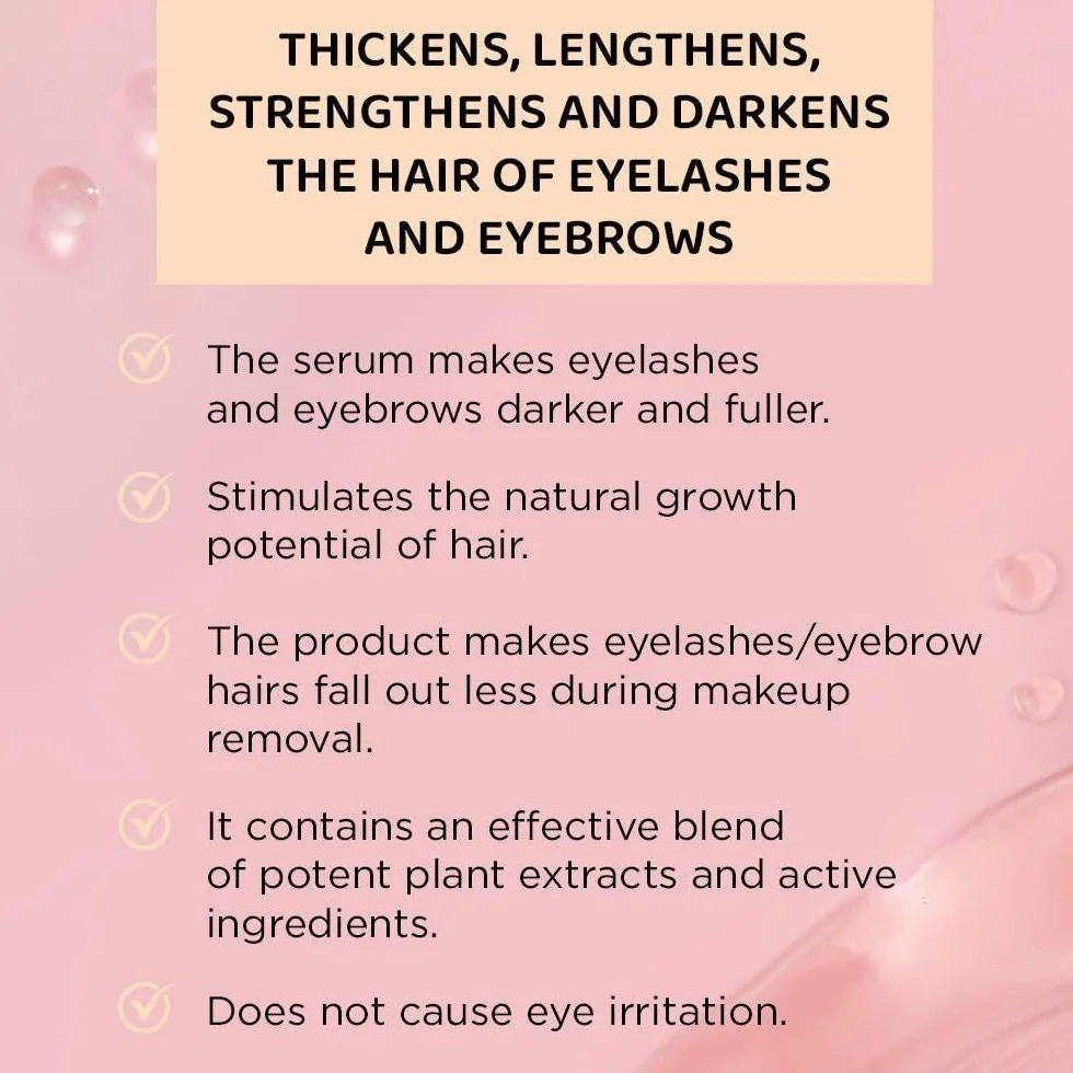 Eveline Cosmetics Serum multipeptydowe do wzrostu rzęs i brwi