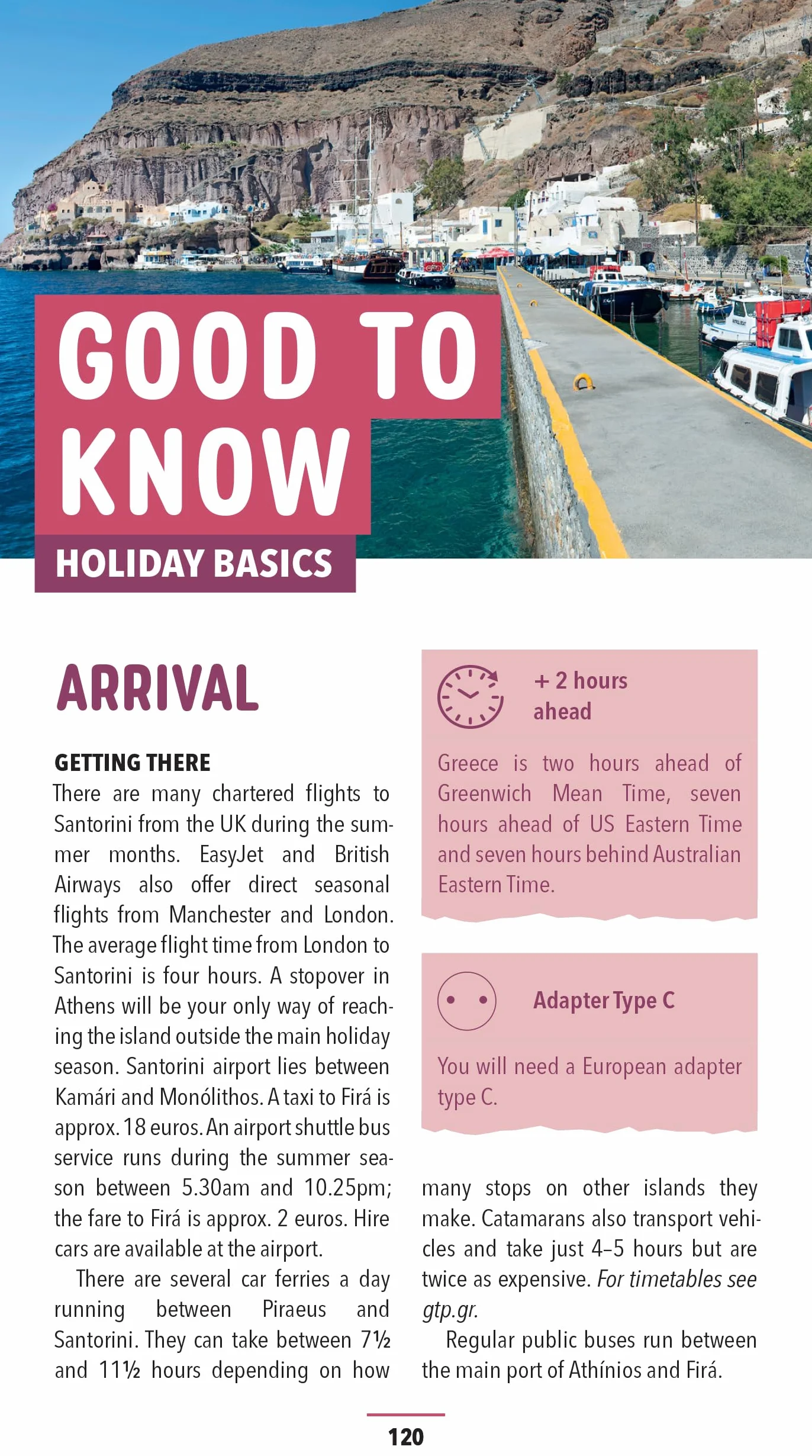 Santorini Marco Polo Pocket Travel Guide - with pull out map