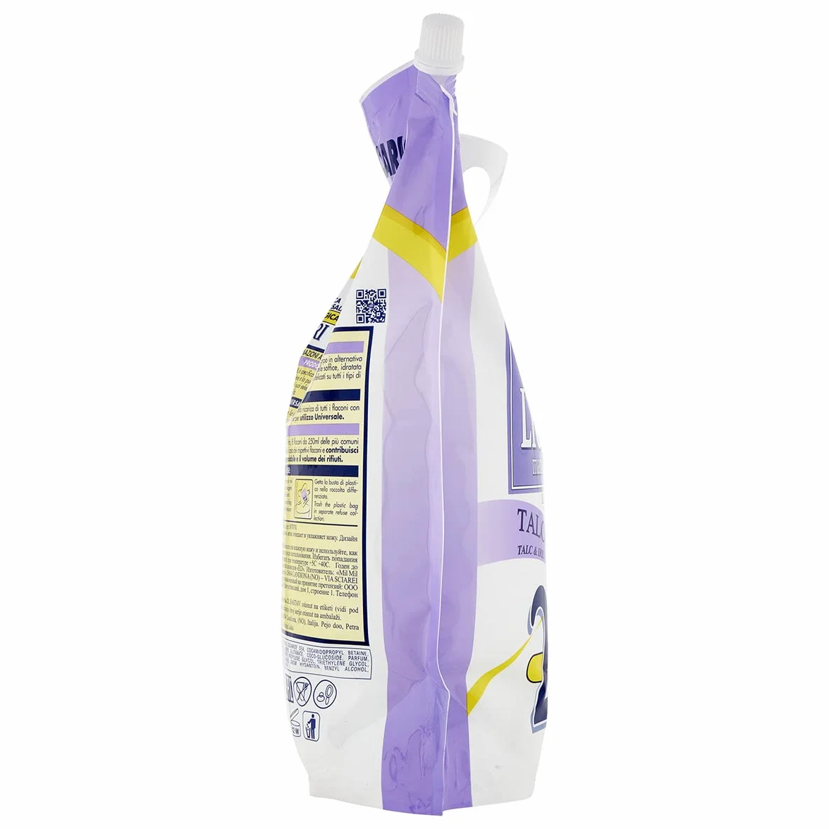 Milmil Mydło Płynne, Zapach Talk & Iris, Uniwersalne Ładowanie MaxiOszczędności, Dermatologicznie Testowane - 2000 ML