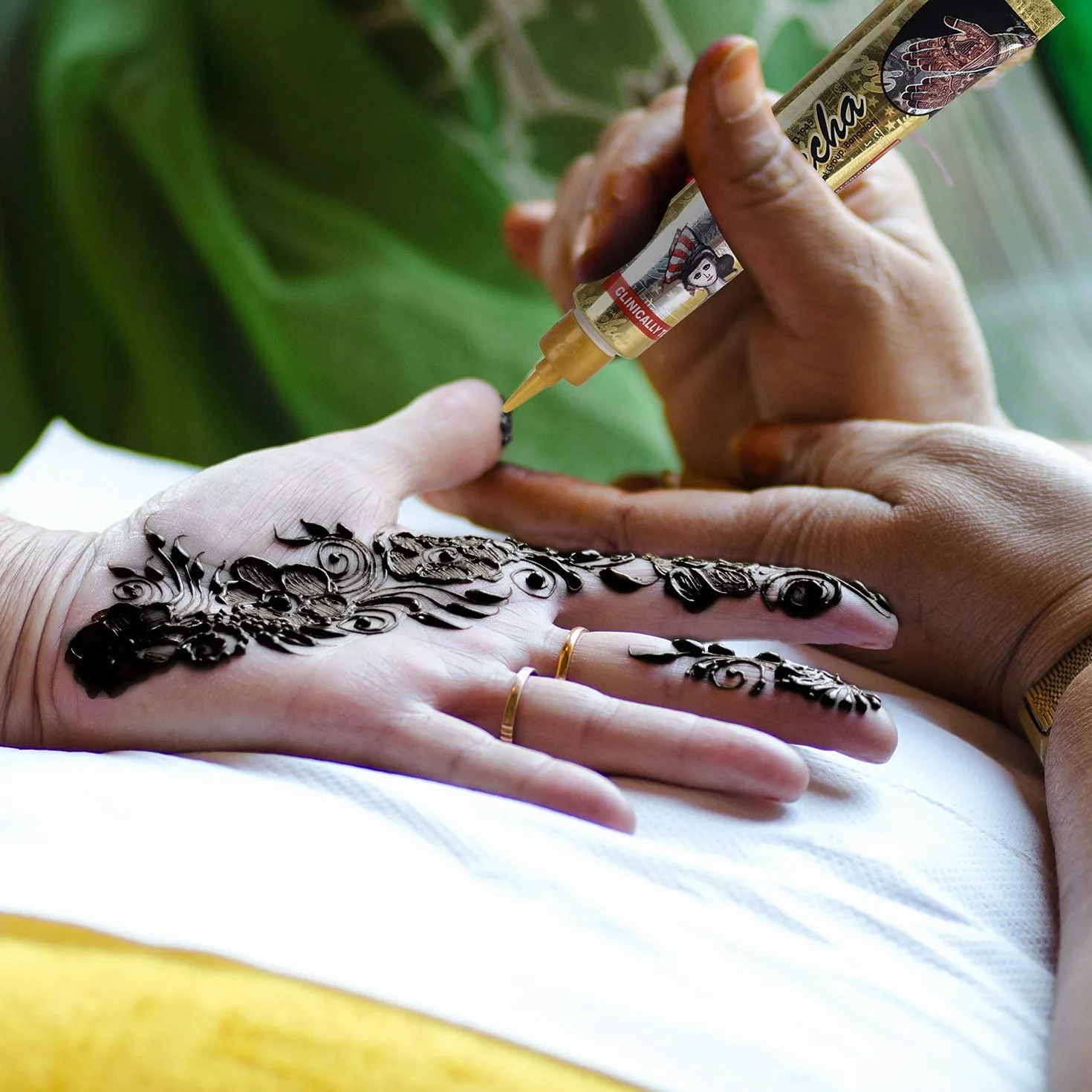 Natural Mehandi do tatuażu czarne 75 g tubki