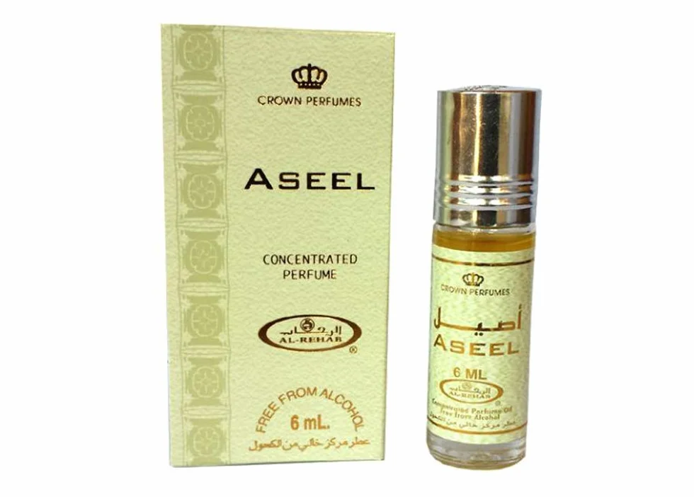 Al-Rehab Crown Roll on Attar Perfume Oil: Aseel 6ml by MSI
