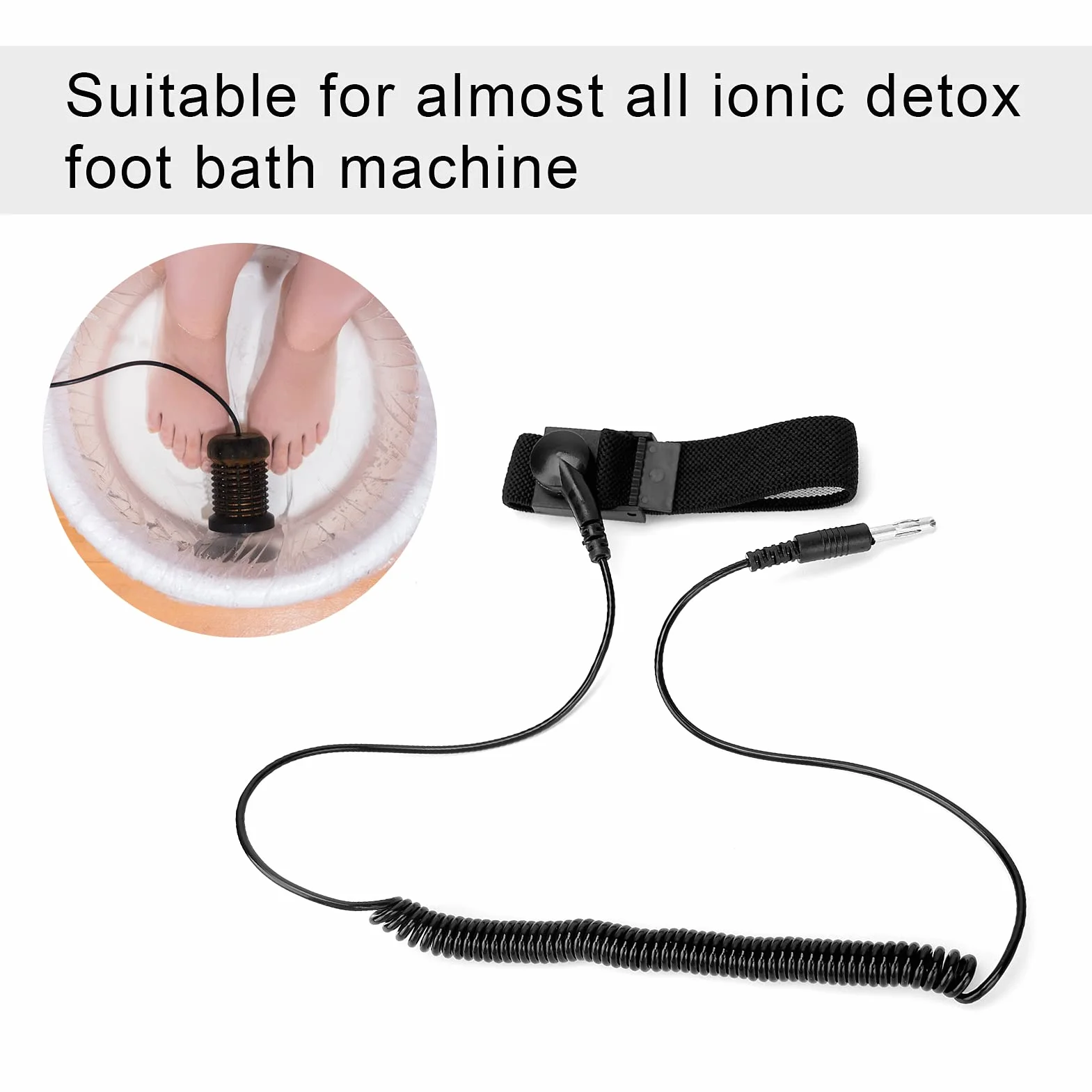 Foot Detox Machine Pas na nadgarstek, maszyna do detoksykacji stóp, opaska na nadgarstek, maszyna do kąpieli stóp, zamiennik paska na nadgarstek, akcesoria do maszyny do kąpieli stóp Ionic Detox