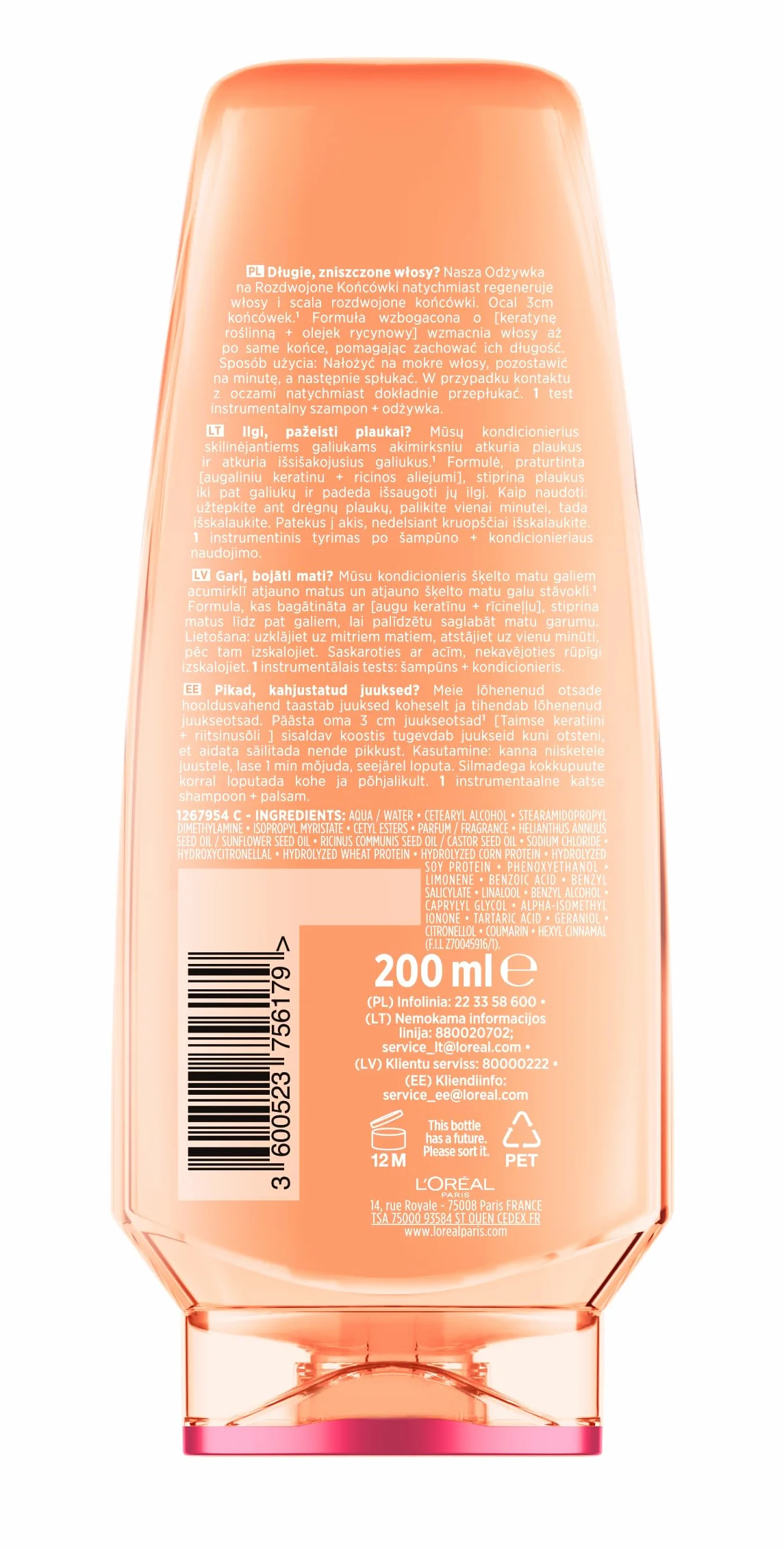 L'Oreal Paris Elseve Dream Long Odżywka Rozplątująca Do Długich Włosów 200 Ml