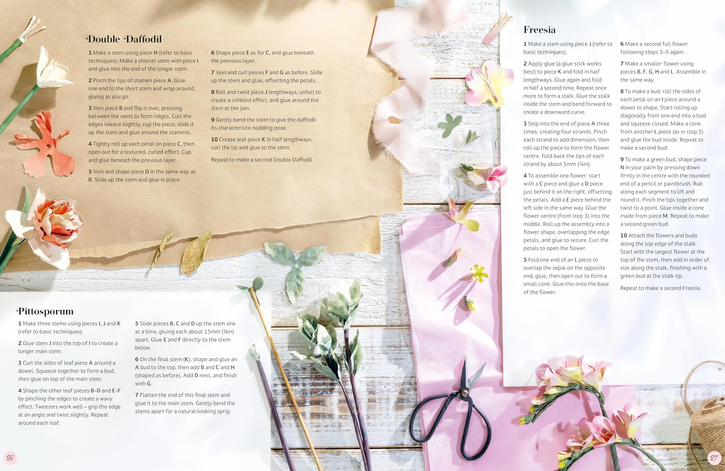 The Bouquet in a Book: Spring: Pre-Punched Pages to Press Out and Make Paper Flowers: 3