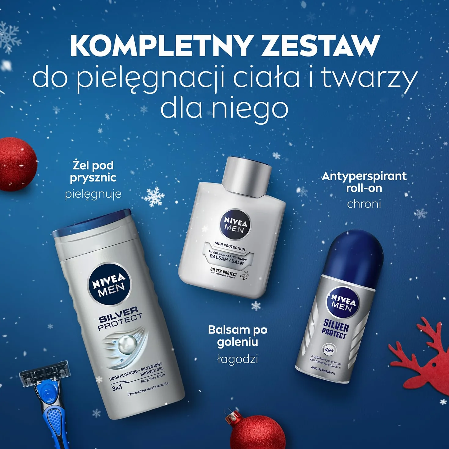 NIVEA MEN Zestaw prezentowy SILVER CONTROL