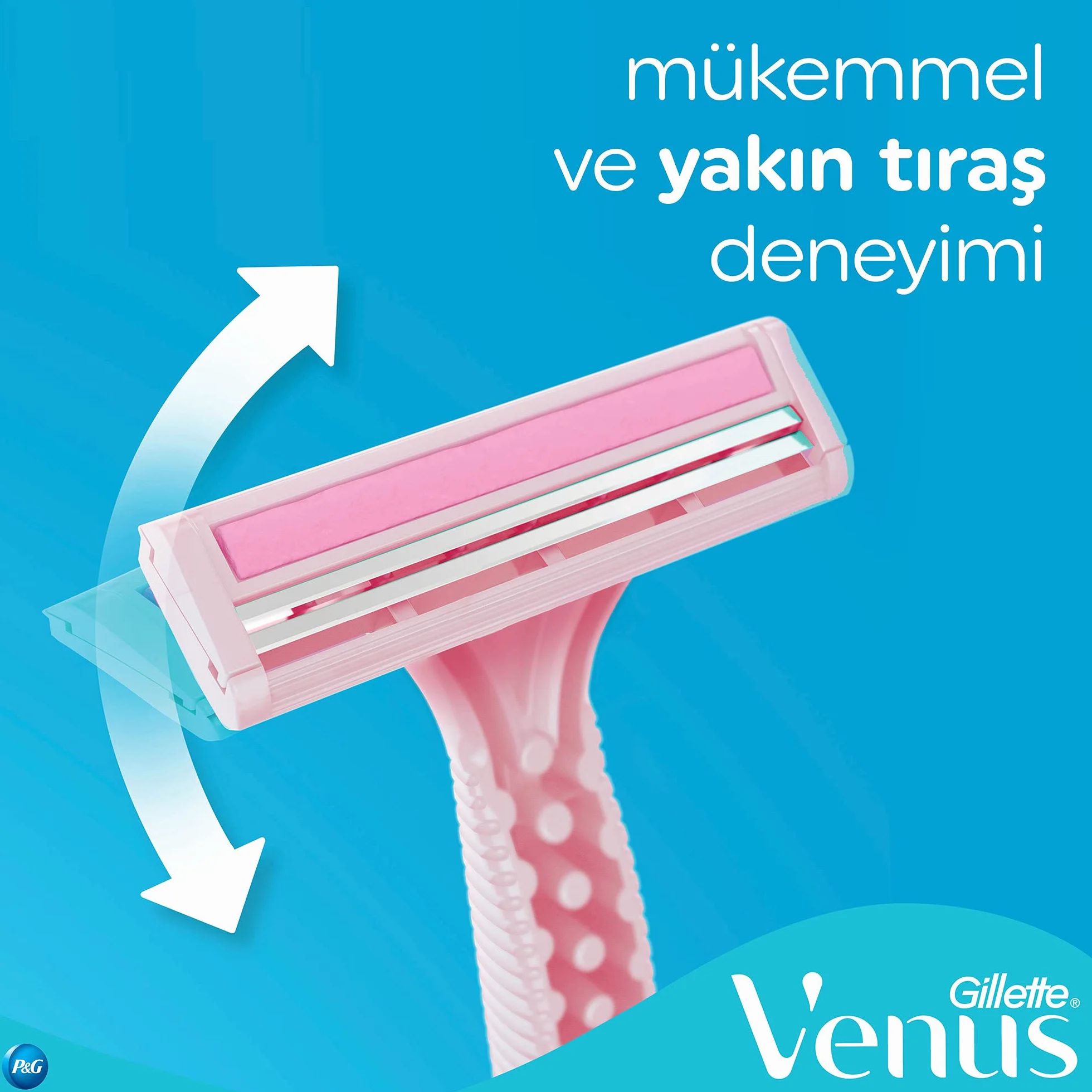 Gillette Simply Venus 2 Jednorazowe maszynki do golenia dla kobiet, 5szt.
