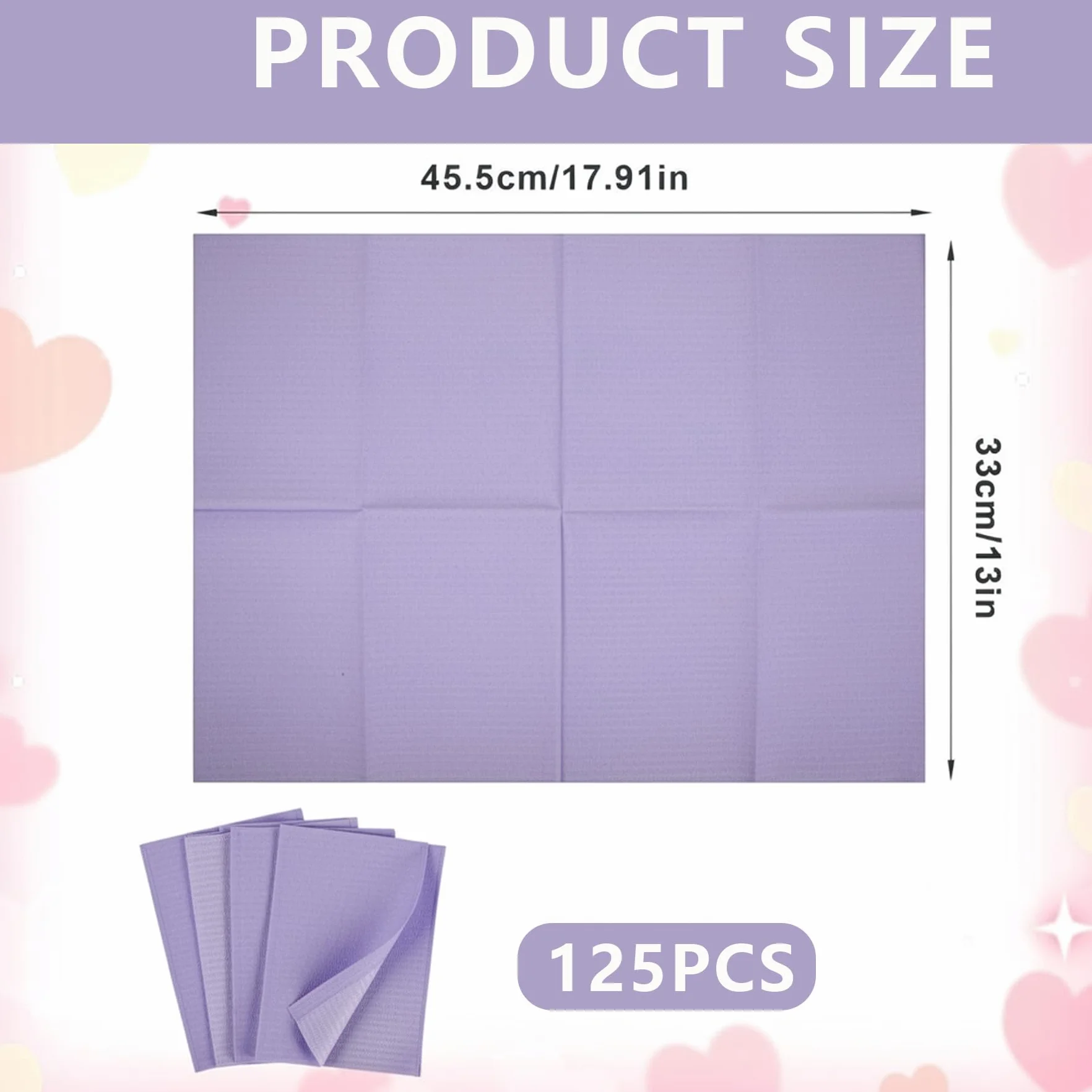Jednorazowe podkładki do paznokci, mata stołowa wodoodporna do manicure, papierowa mata Protector 125 szt.