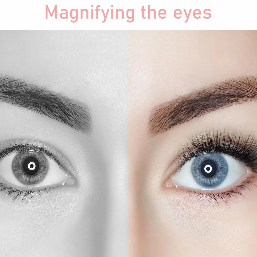 AUYAO półsztuczne rzęsy z przezroczystym paskiem 10 par naturalne 3d Fox Eye Cat Eye miękkie gęste wielokrotnego użytku