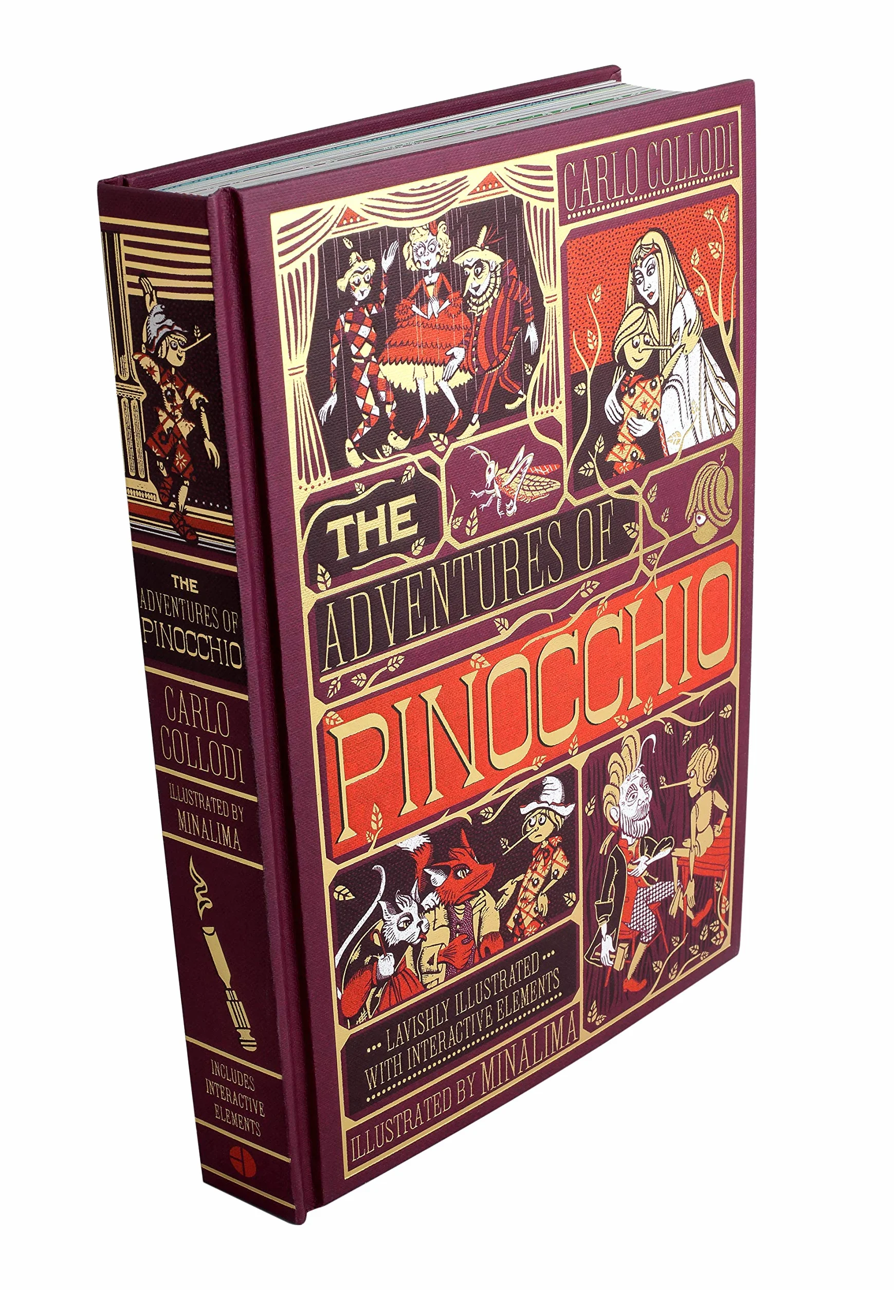 The Adventures of Pinocchio (Minalima Edition): (Ilustrated with Interactive Elements)