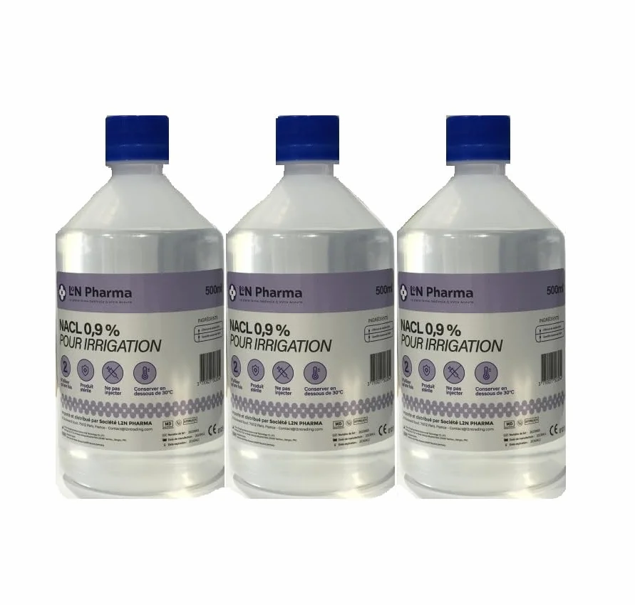 Serum fizjologiczne - L2N NACL 0,9% 500ML - Zestaw 3 szt