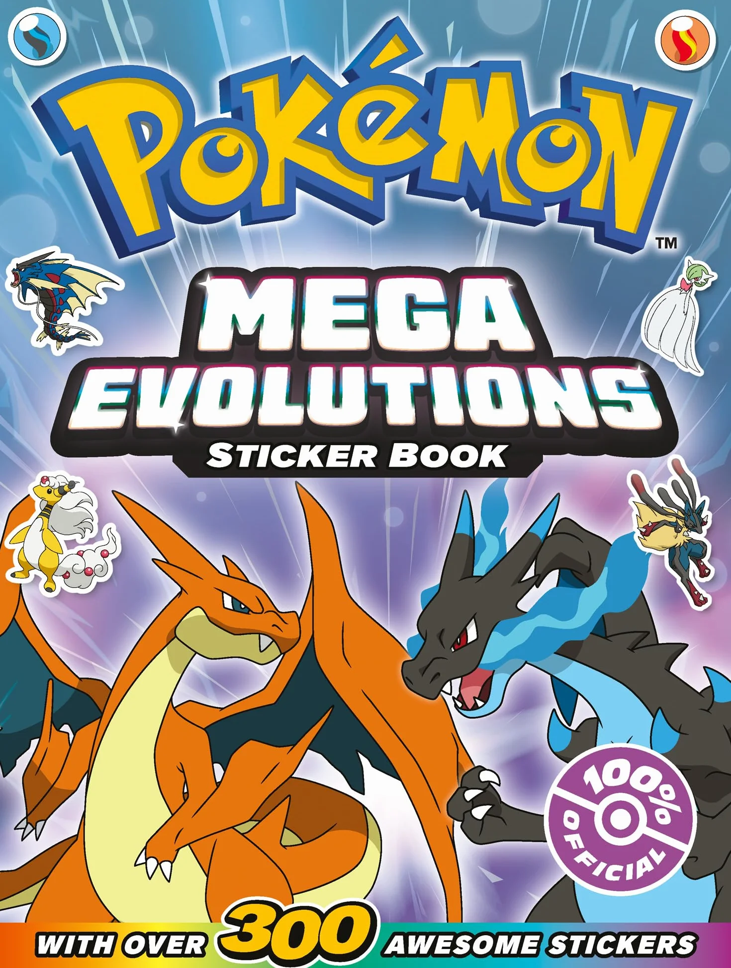 Pokémon Mega Evolutions Sticker Book: Mega Evolve Your Pokémon Knowledge with Over 300 Stickers!