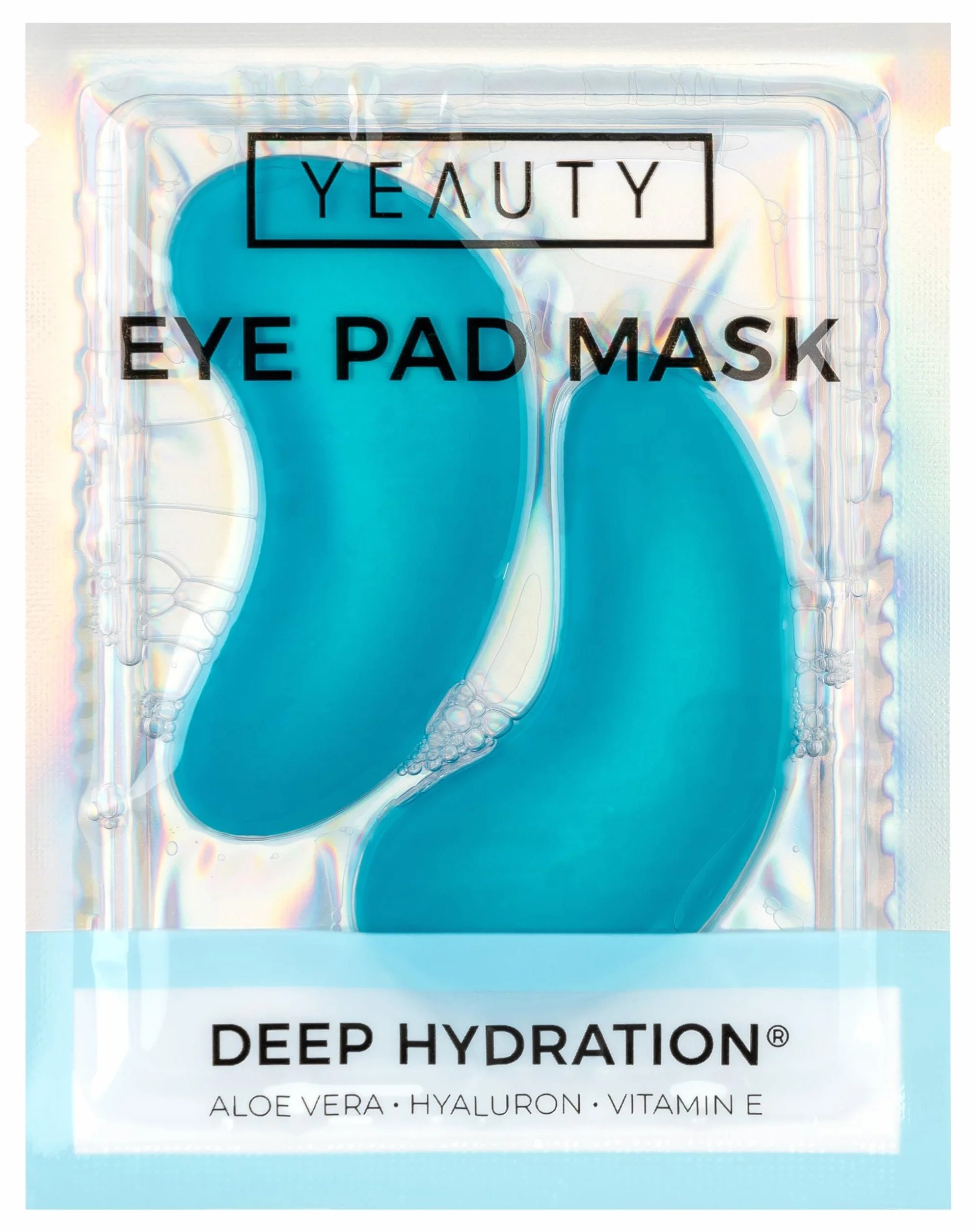 YEAUTY Deep Hydration Eye Pad Mask Nawilżające Płatki Pod Oczy z Aloesem Kwasem Hialuronowym Witaminą E