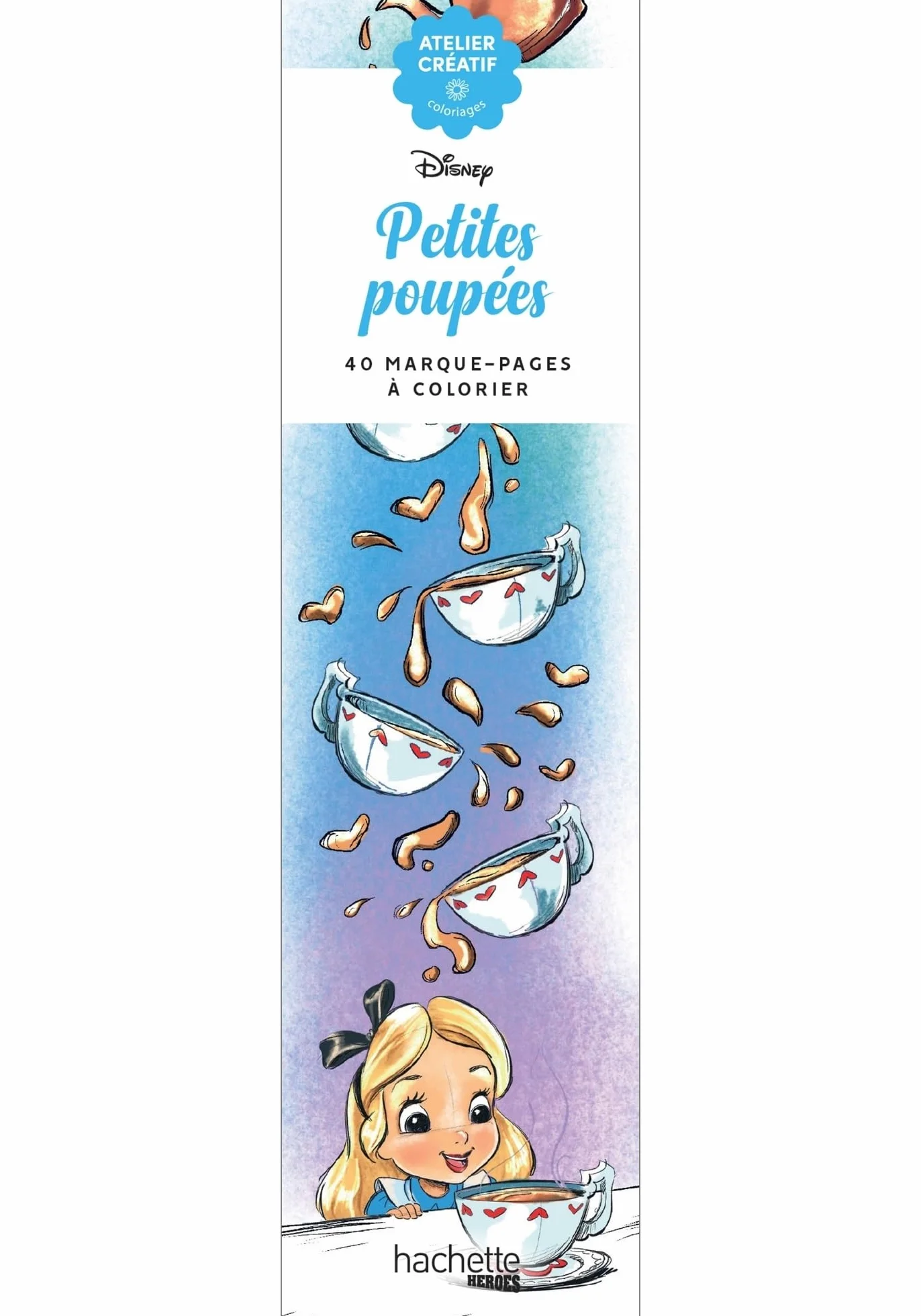 Marque-pages Disney - Petites poupées: 40 marque-pages à colorier
