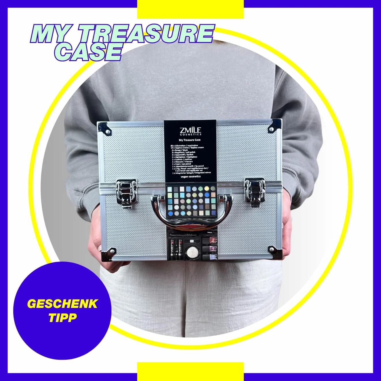 ZMILE Cosmetics My Treasure Case Wegański Zestaw do Makijażu