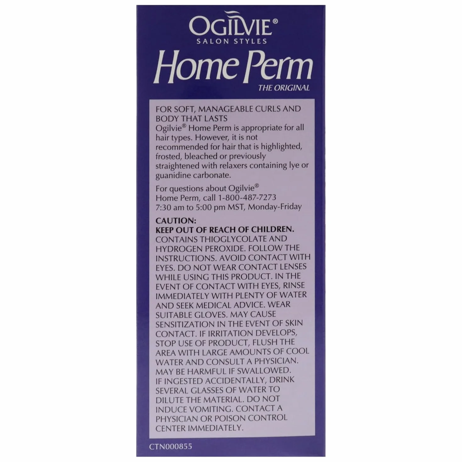 Ogilvie The Original Home Perm Zestaw permanentny do włosów długotrwałe loki i fale