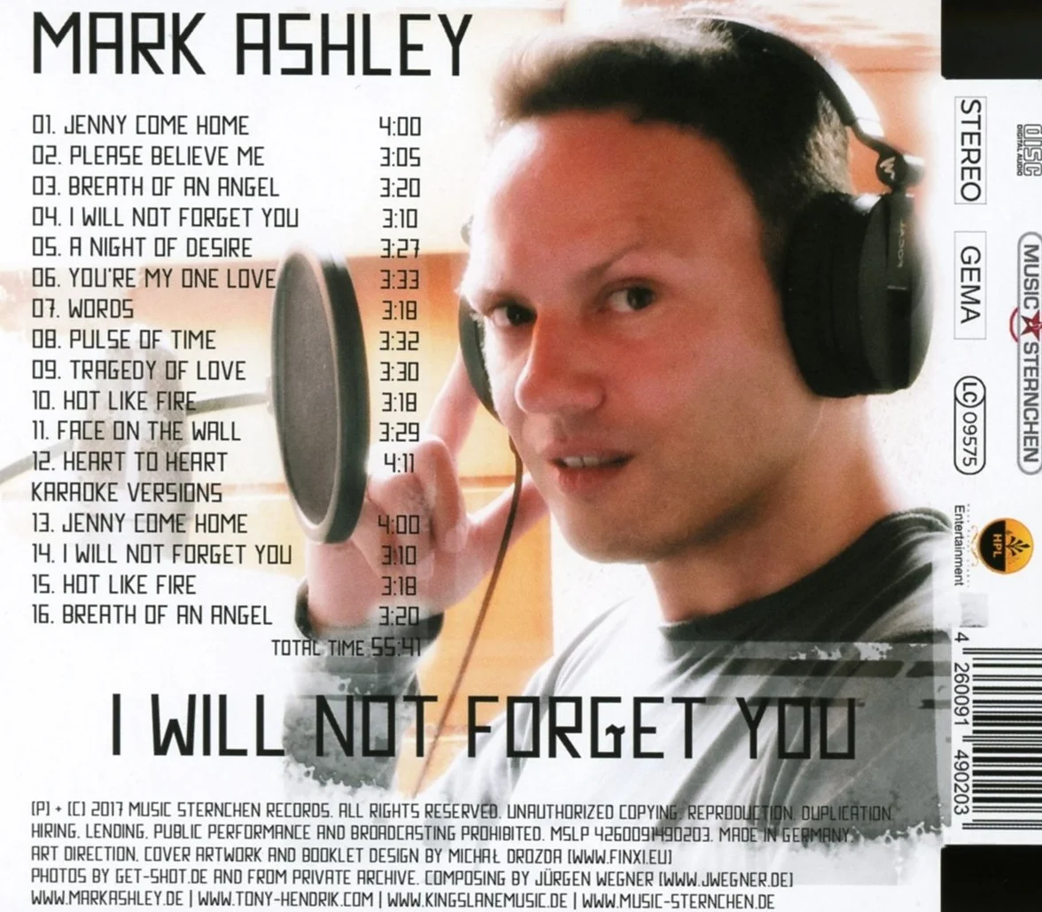 I Will Not Forget You