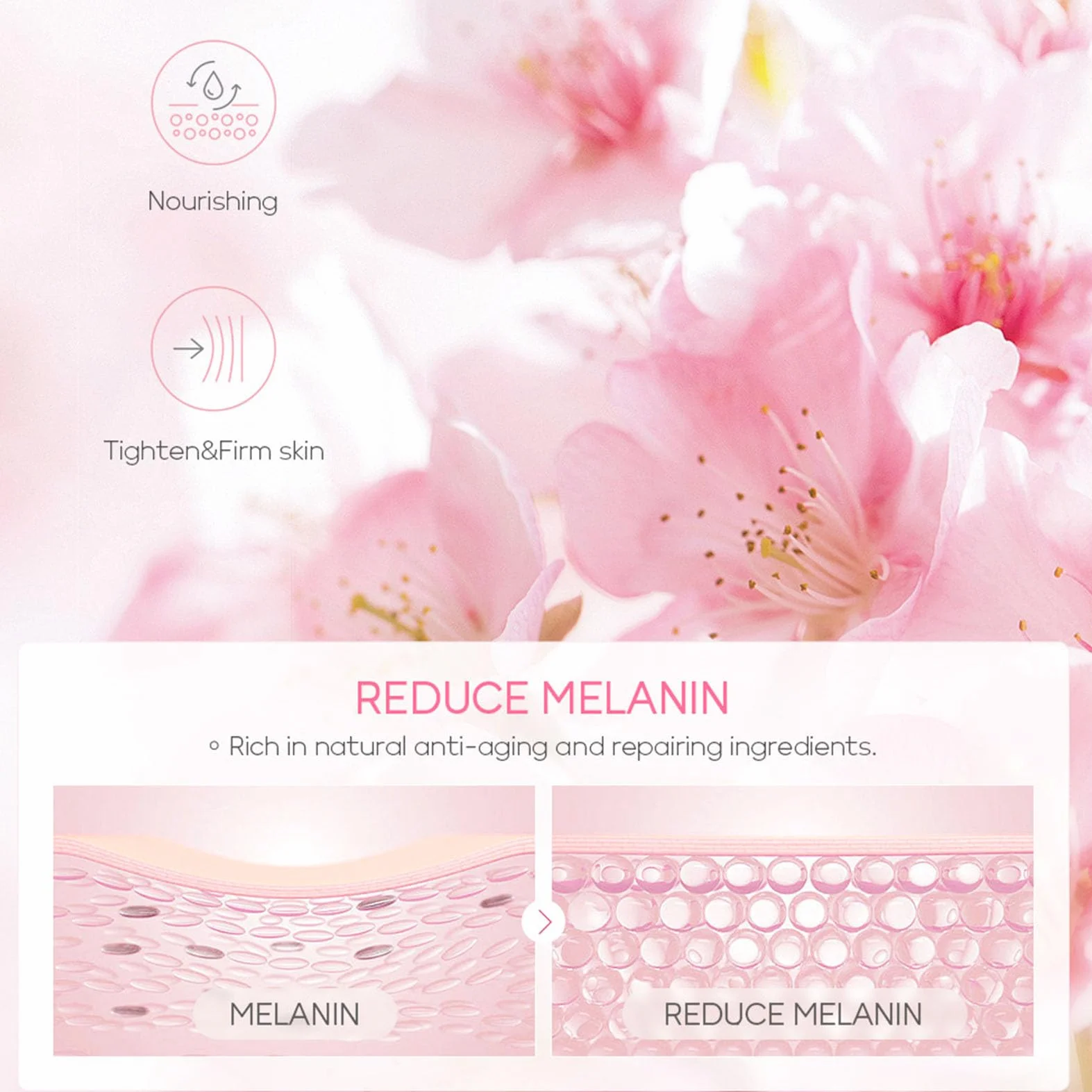 Japan Sakura Zestaw do Pielęgnacji Skóry dla Nastolatek i Kobiet - Oczyszczacz Serum