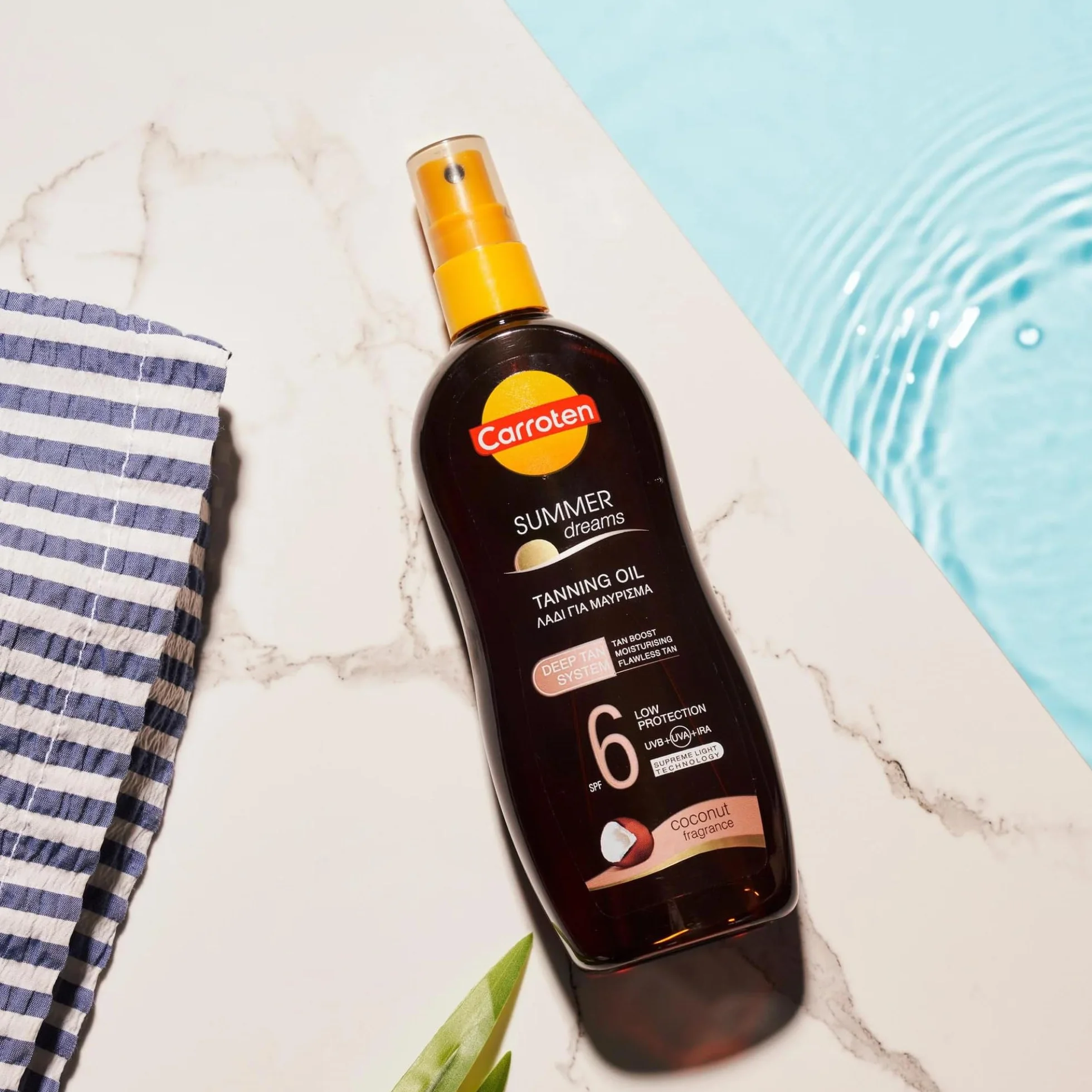 Carroten Intensive Tanning Oil SPF 6 200 ml Olejek do opalania w sprayu Przyspieszacz opalania