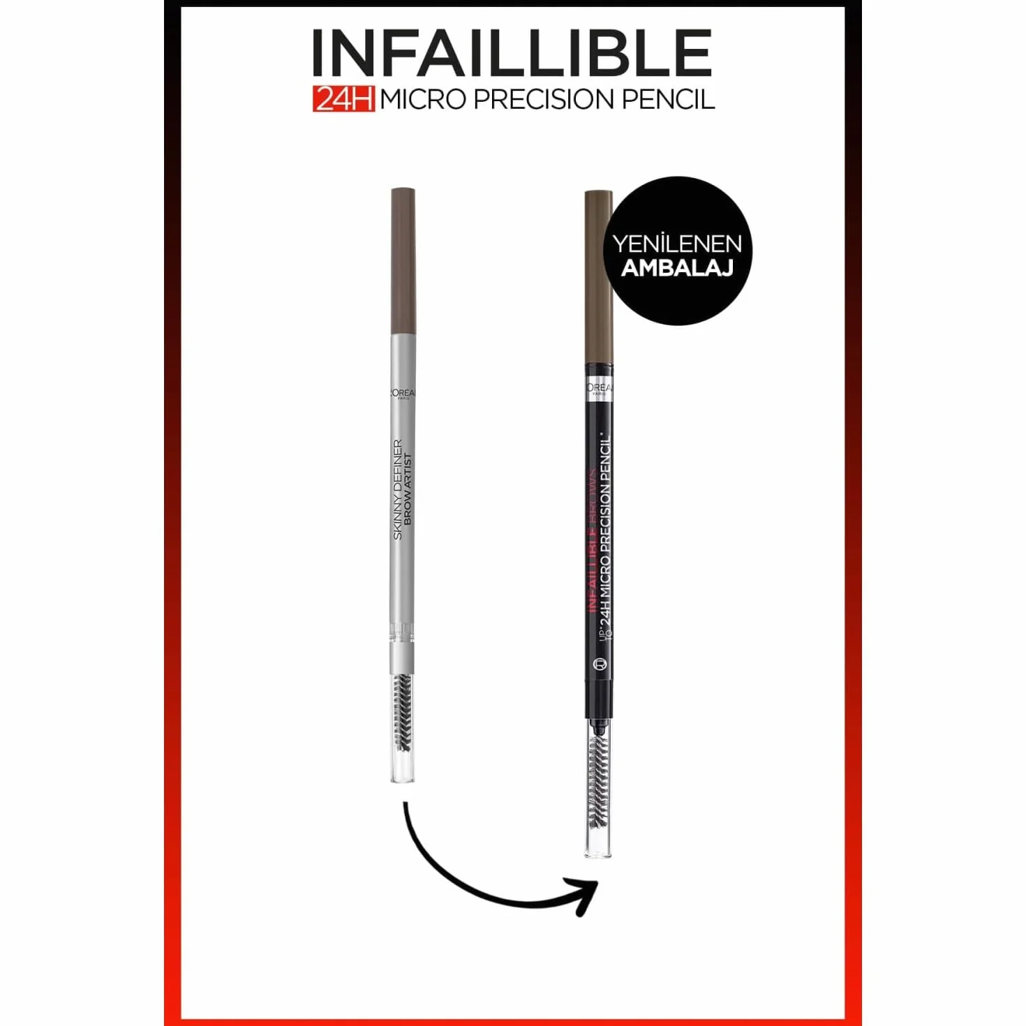 L'Oréal Paris Brow Artist Skinny Definer Kredka do brwi 105 Brunette 4,5 g