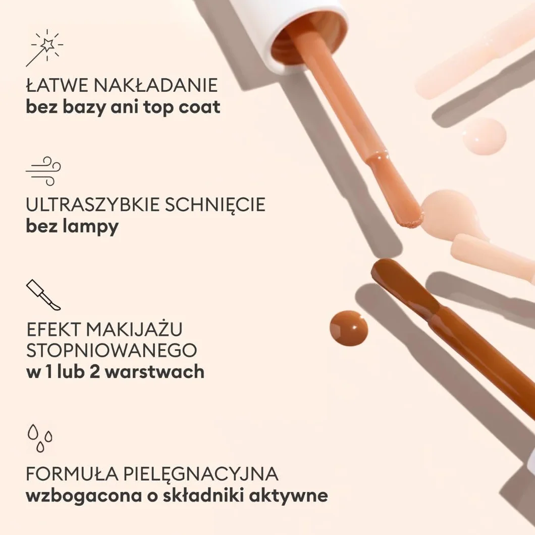 Manucurist Active Smooth 01 Nail Concealer Polish & Care 2 w 1 Nude Nail Polish korektor do paznokci