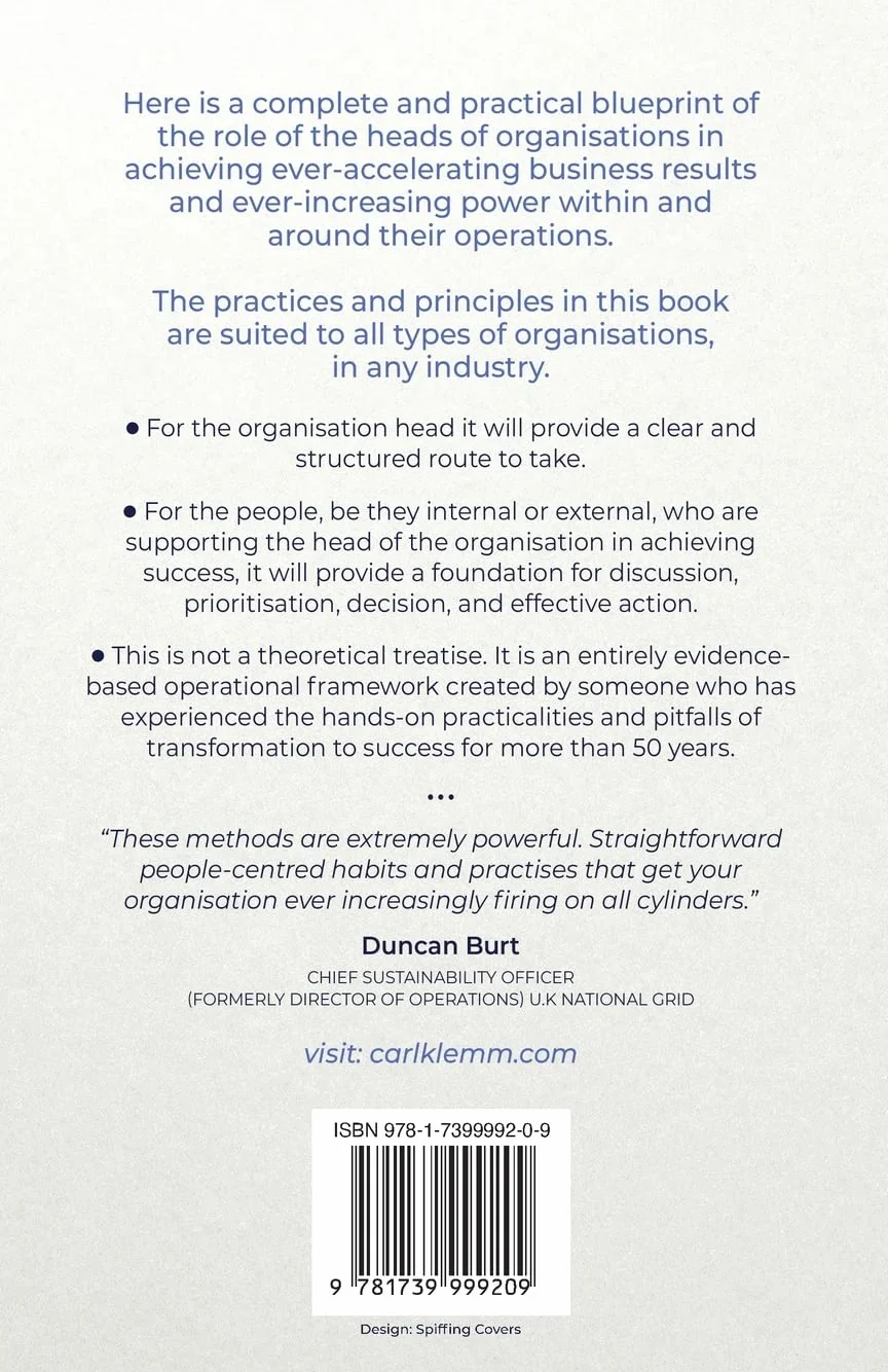 The Balance of Excellence: The blueprint for leaders of organisations and those supporting them in the pursuit of performance excellence