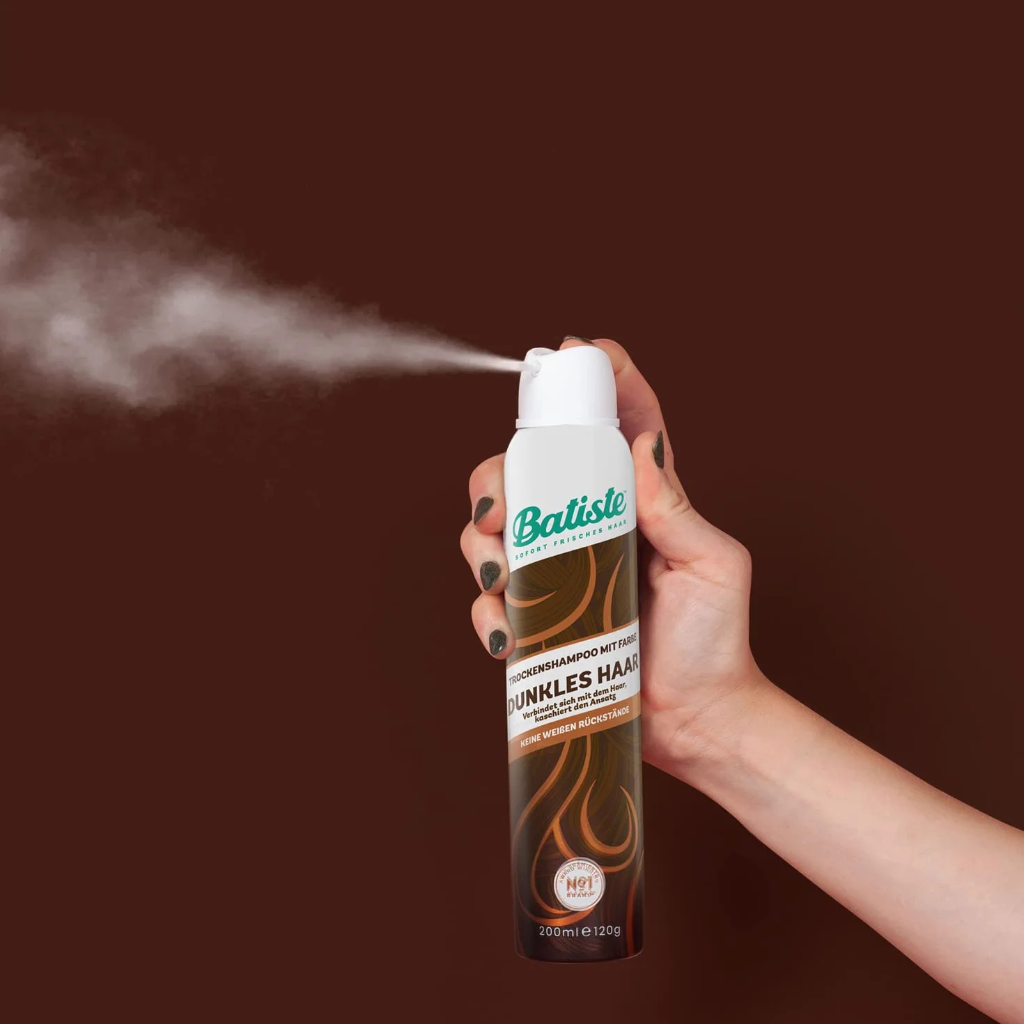 Batiste Suchy Szampon do Ciemnych Włosów 200 ml