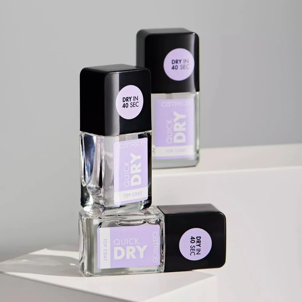 Catrice Szybkoschnący top Quick Dry, długotrwały, wyraźny wynik, łatwa/y do usunięcia., przeświecający (10.5ml)