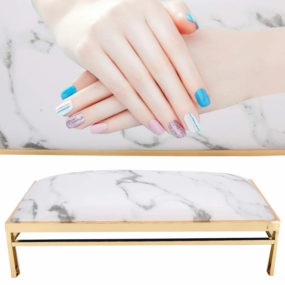 Poduszka do rąk Nail Art PU uchwyt na ramię zestaw mat stołowych podkładka do manicure podłokietnik marmur