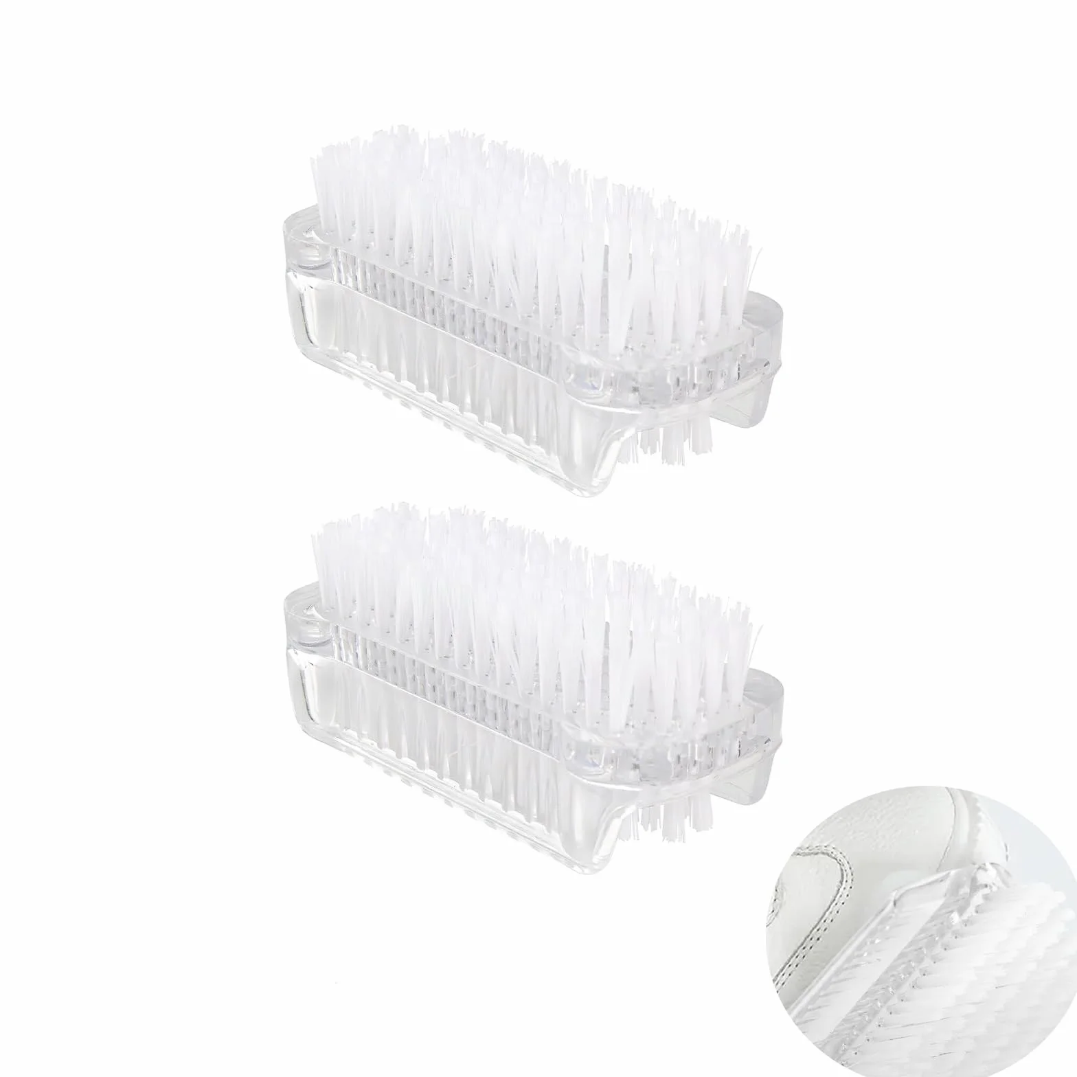 Szczotka do mycia rąk, 2 szt. szczotek do paznokci, plastikowe szczotki do paznokci, miękkie włosie szczotka do paznokci, dwustronne, ręczne szczotki do paznokci, paznokci rąk, ogrodu, kuchni,