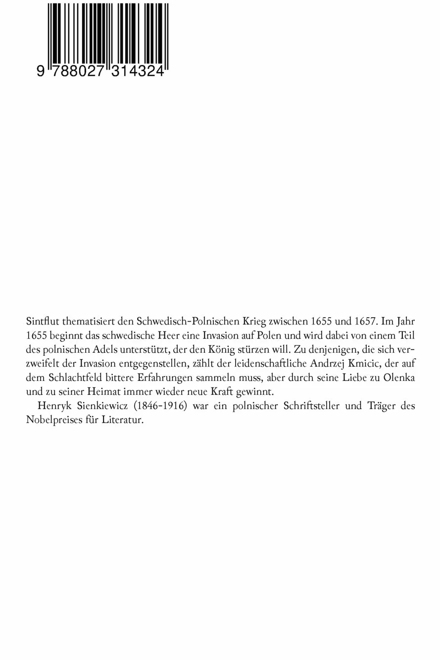 Sintflut (Historischer Roman)