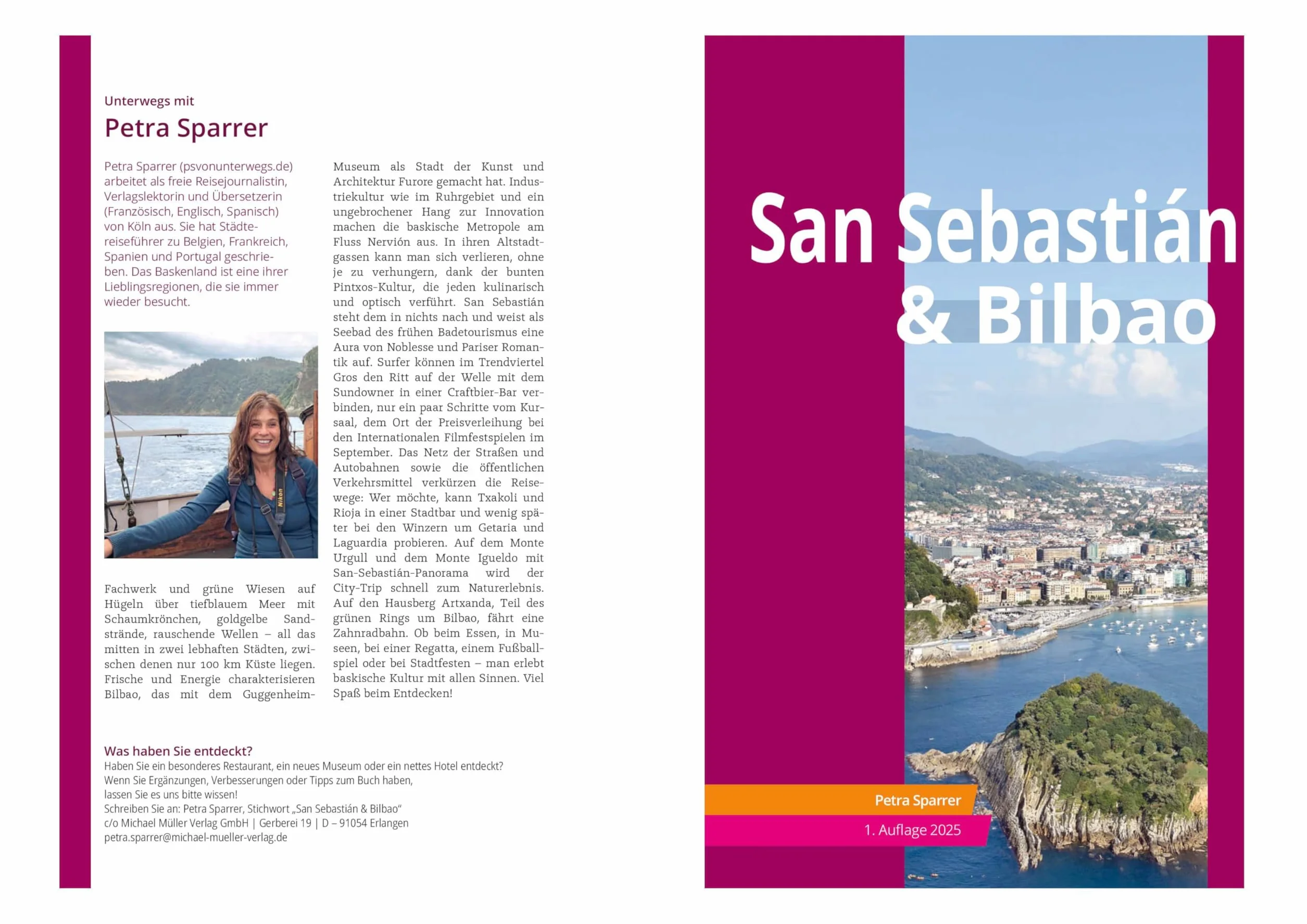 MICHAEL MÜLLER Reiseführer San Sebastián & Bilbao MM-City: 100% authentisch, aktuell und vor Ort recherchiert. Inkl. Faltkarte & App.
