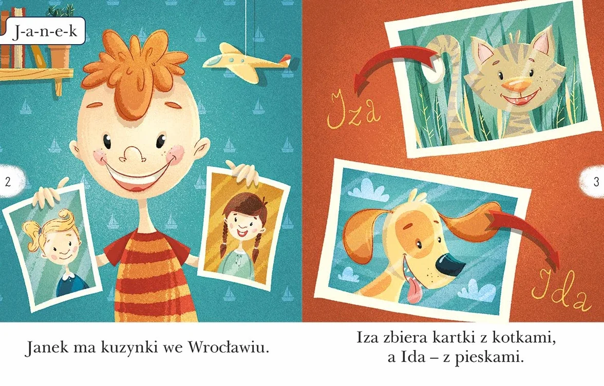 Koperta z kotem. Czytam sobie. Poziom 1