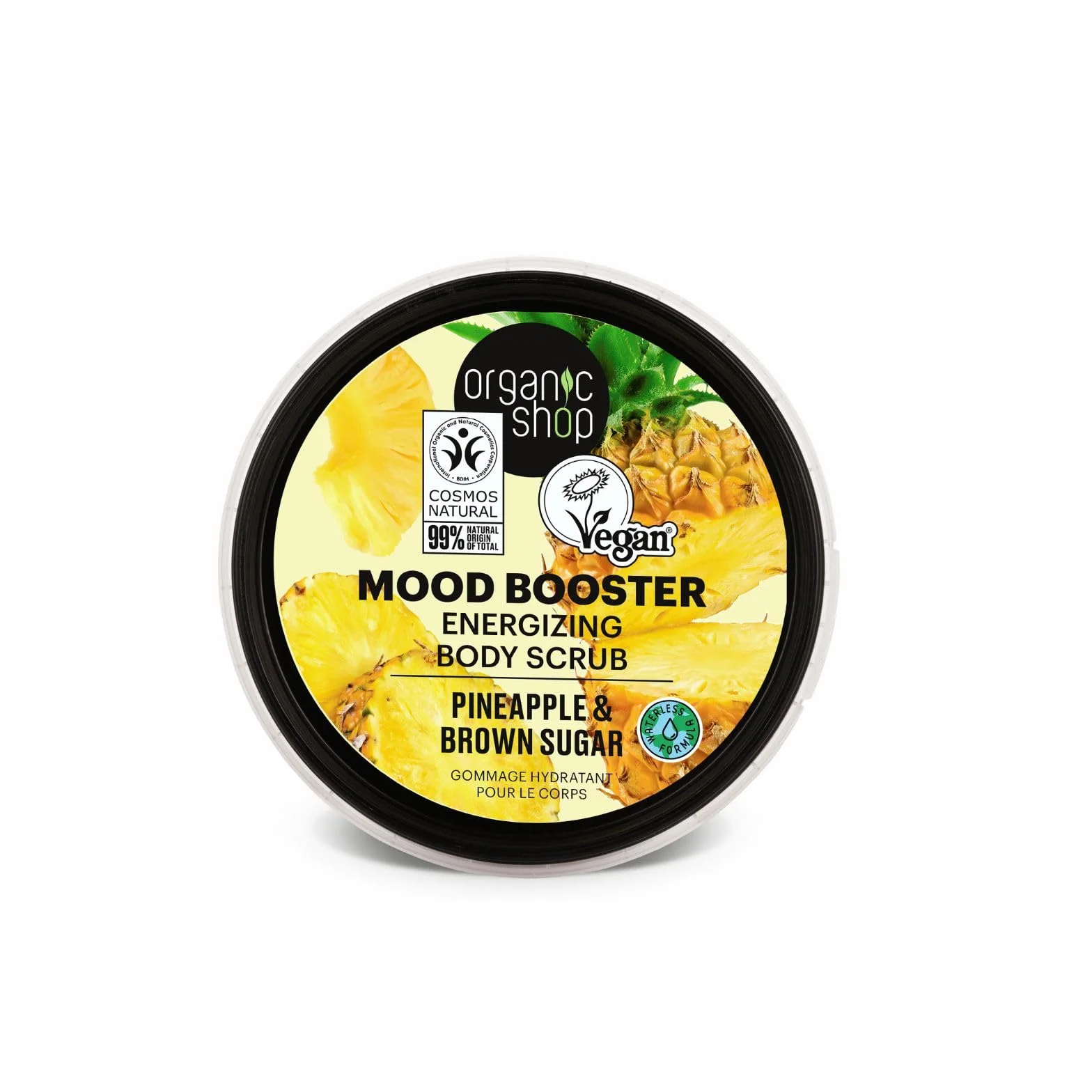 Organic Shop Peeling do ciała Ananas i Brązowy Cukier 250 ml