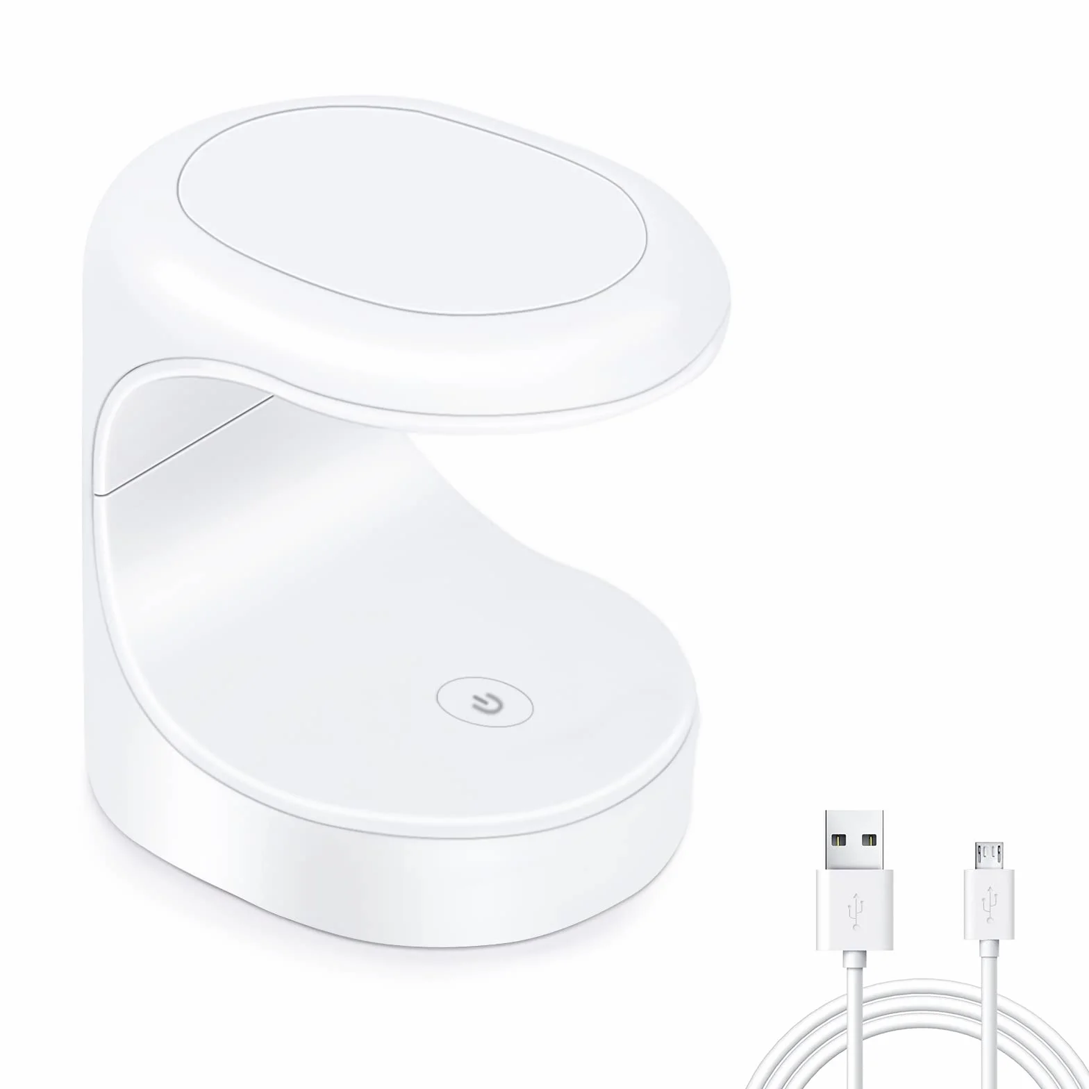 URAQT Mini Led Lampa do Paznokci, 16W Przenośne Lampy USB LED UV, Profesjonalna Lampa do Paznokci LED z USB i 2 Timerami (60s, 120s), do Paznokci do Domu i Salonu Manicure