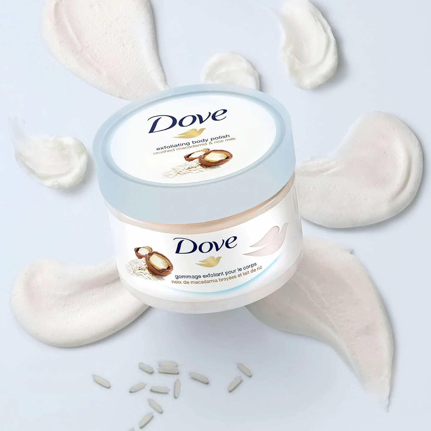 Dove peeling do ciała macadamia