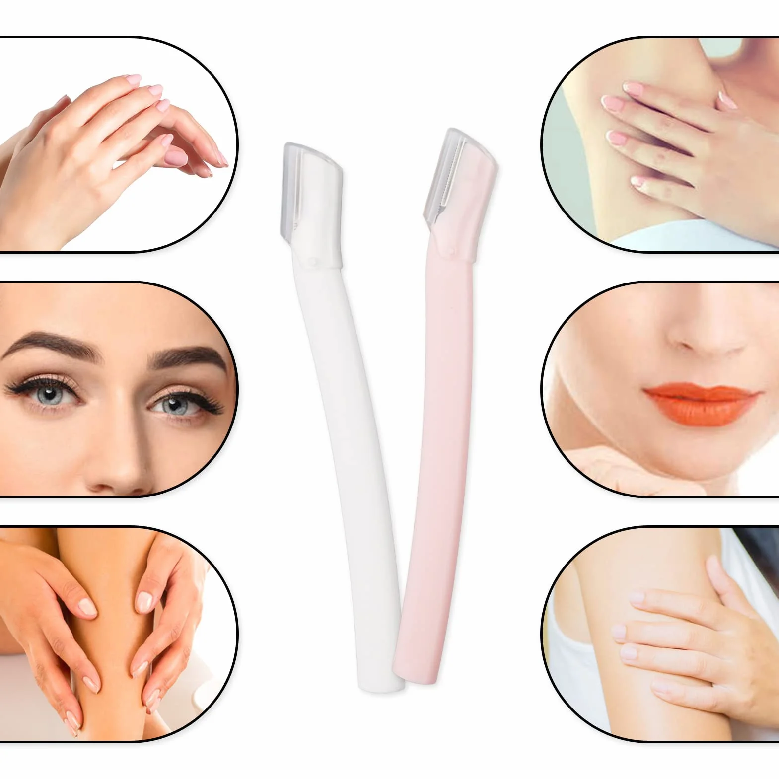 Maszynka do golenia brwi, 4 szt., golarka do brwi, narzędzie do dermaplaningu