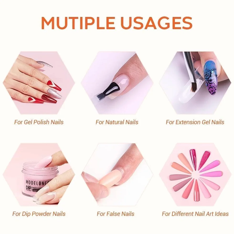 Modelones Top Coat Semipermanent 10ml No Wipe UV LED Żel do paznokci Manicure