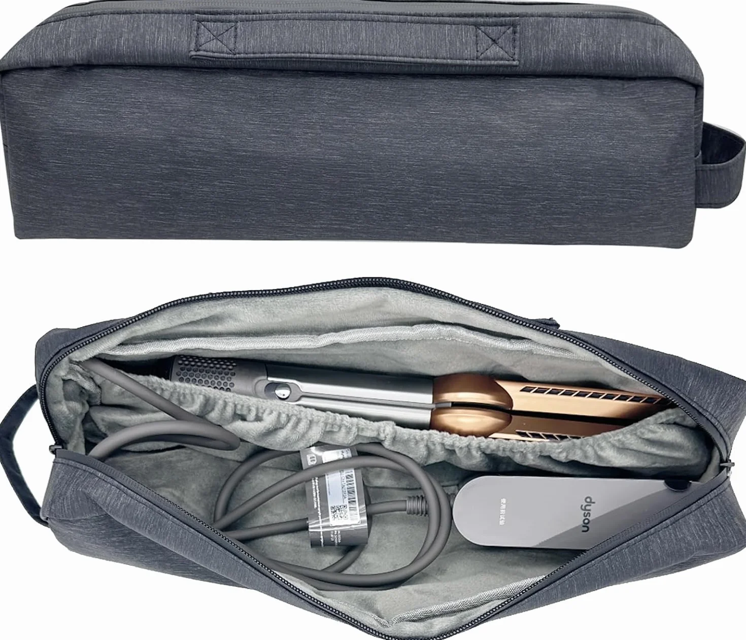 Airstrait HT01 Etui Podróżne Do Suszarki Dyson Supersonic/TQQ, Airwrap, BaByliss, Revlon, Prostownicy Airstrait/ghd/Remington/TRESemme, Szary, Jeden