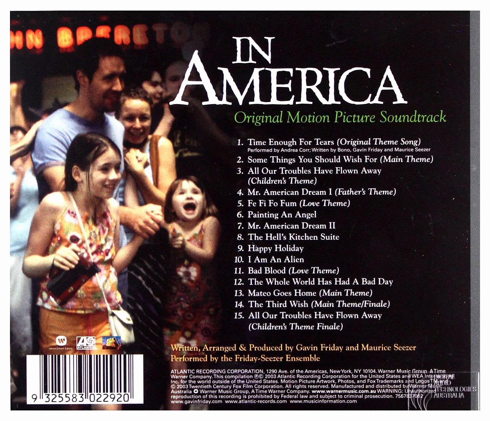 In America Australian Import