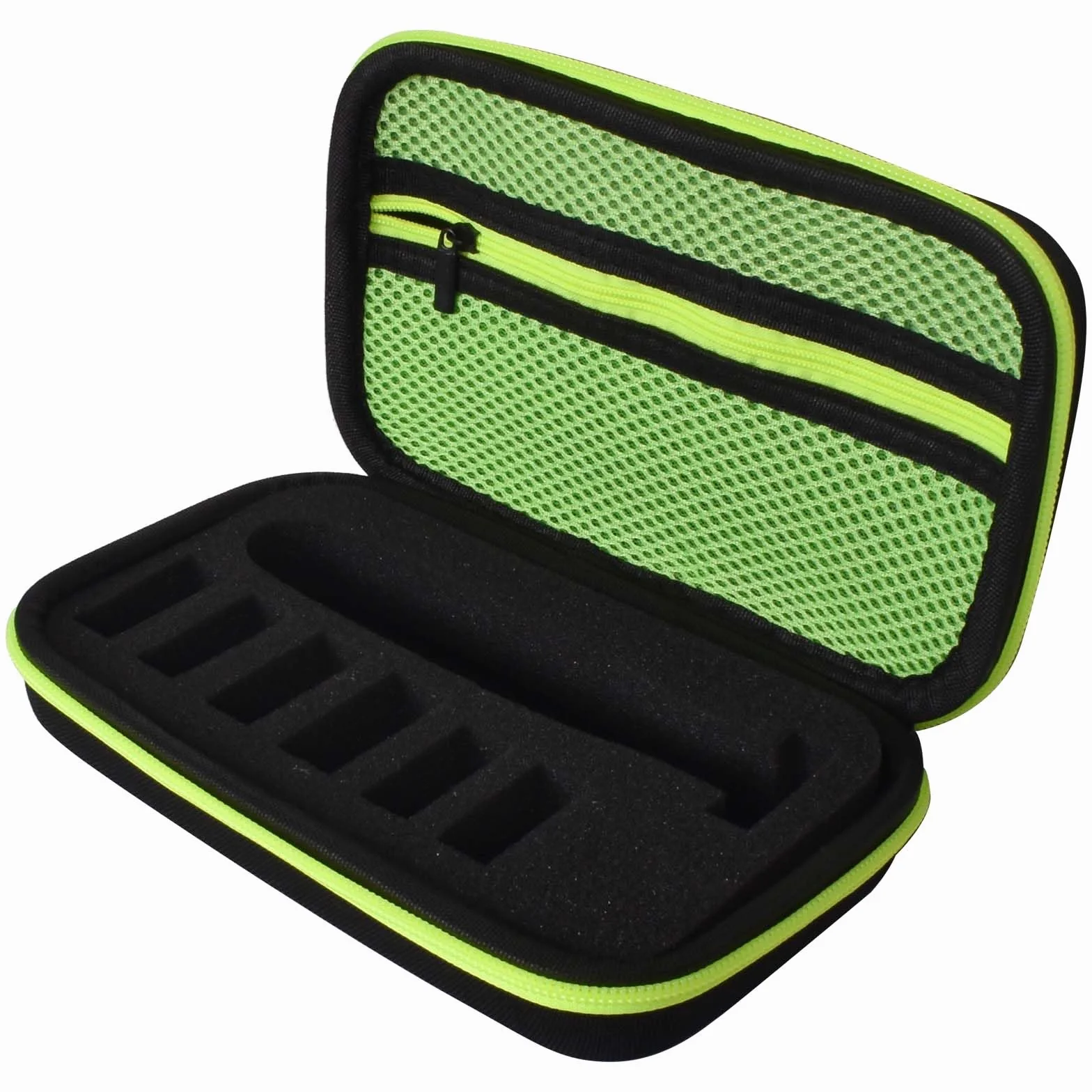 Naapesi Przenośne etui do golenia dla mężczyzn O Blade QP2520 QP2530 twarde podróżne odporne na wstrząsy zielone