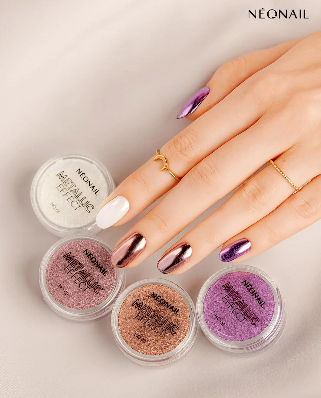 NEONAIL Pyłek Metallic Effect 01