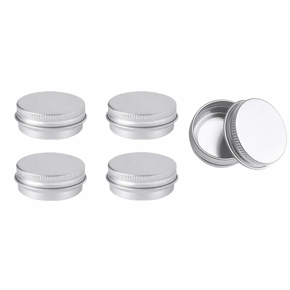 Aluminiowe puszki 15 ml 5 szt. pojemniki do balsamów i kremów