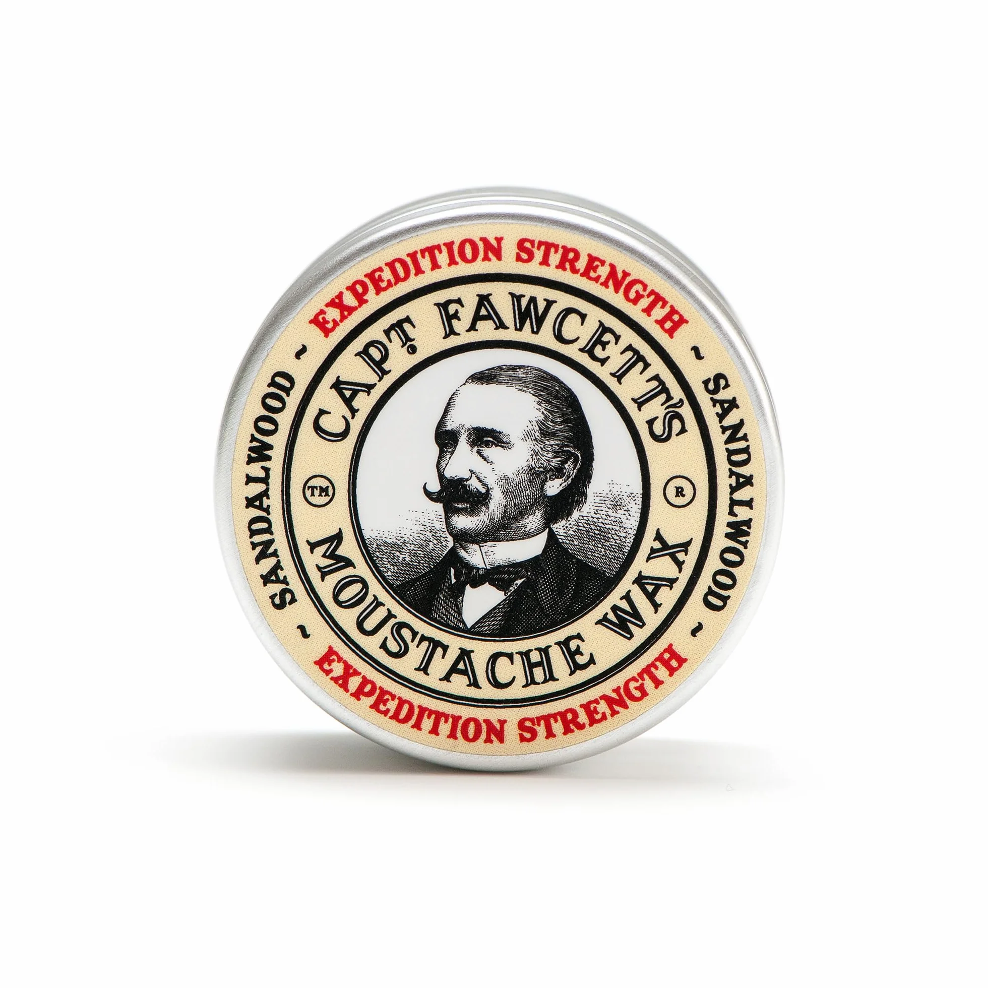 Captain Fawcett Expedition Strengh wosk do wąsów z drewna sandałowego 15 ml