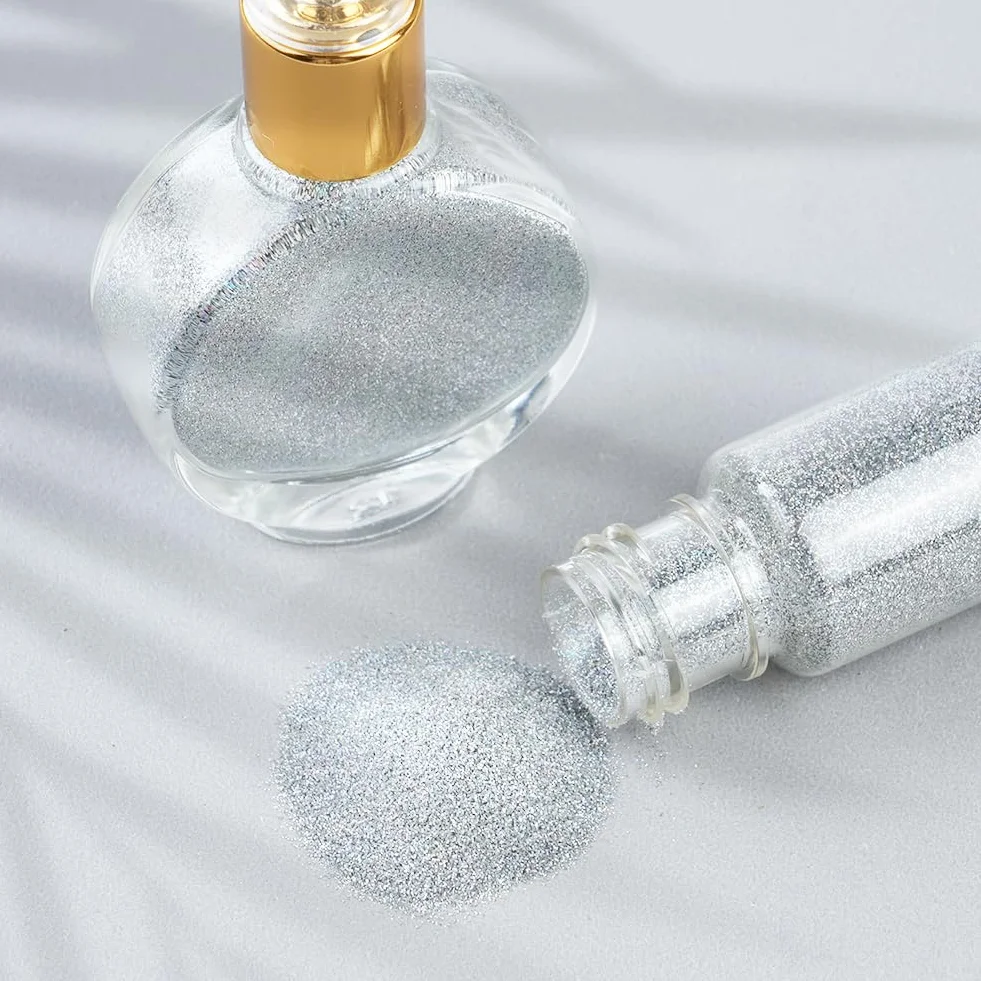 AOOWU Brokat Spray do ciała i włosów, Glitter Spray w proszku wróżki makijaż, makijaż ciała brokat proszek do makijażu twarzy ciała
